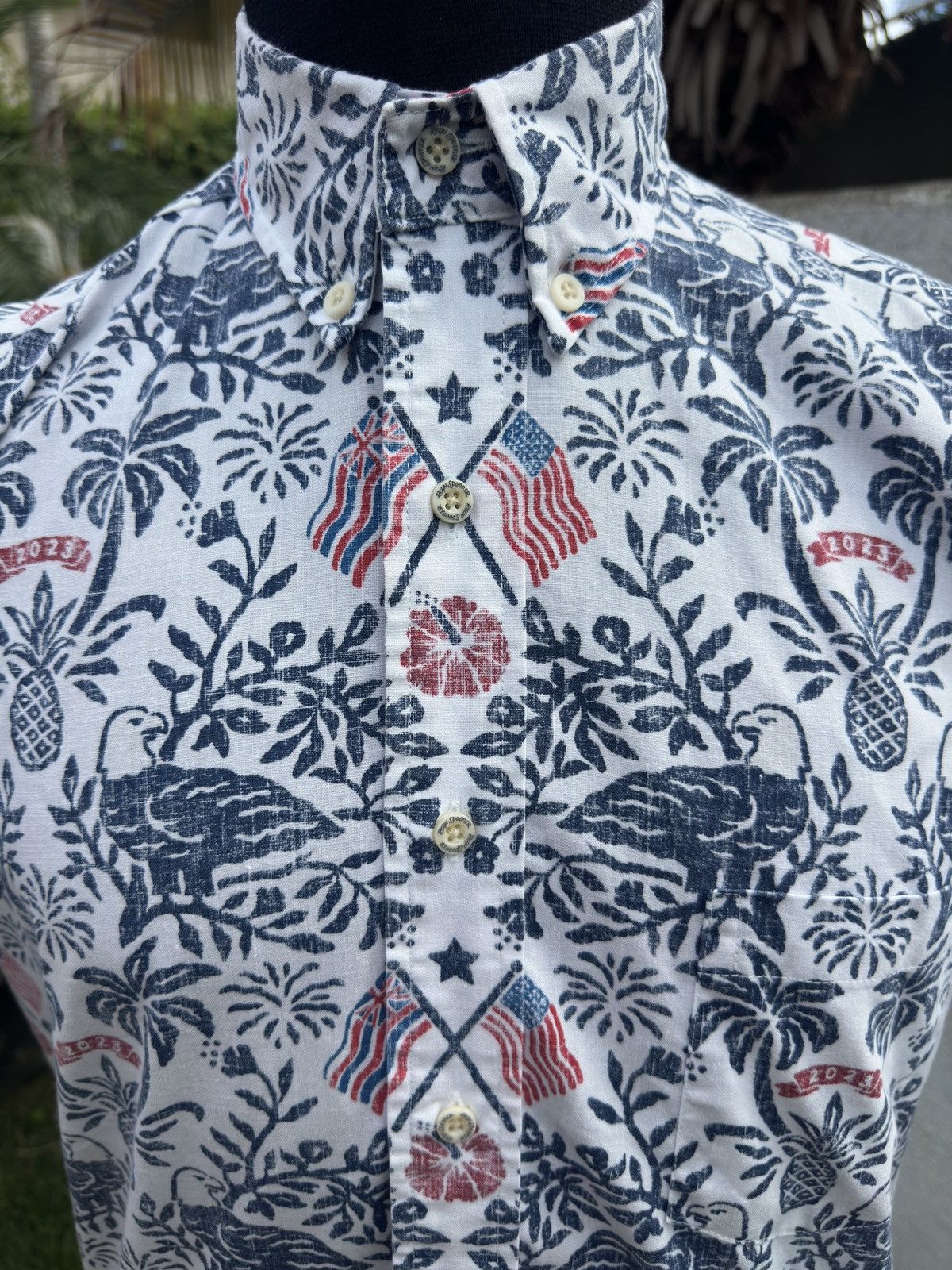Reyn Spooner PreOwned Reyn Spooner Multicolored Hawaiian Print Men's XS Size US XS / EU 42 / 0 - 3 Thumbnail