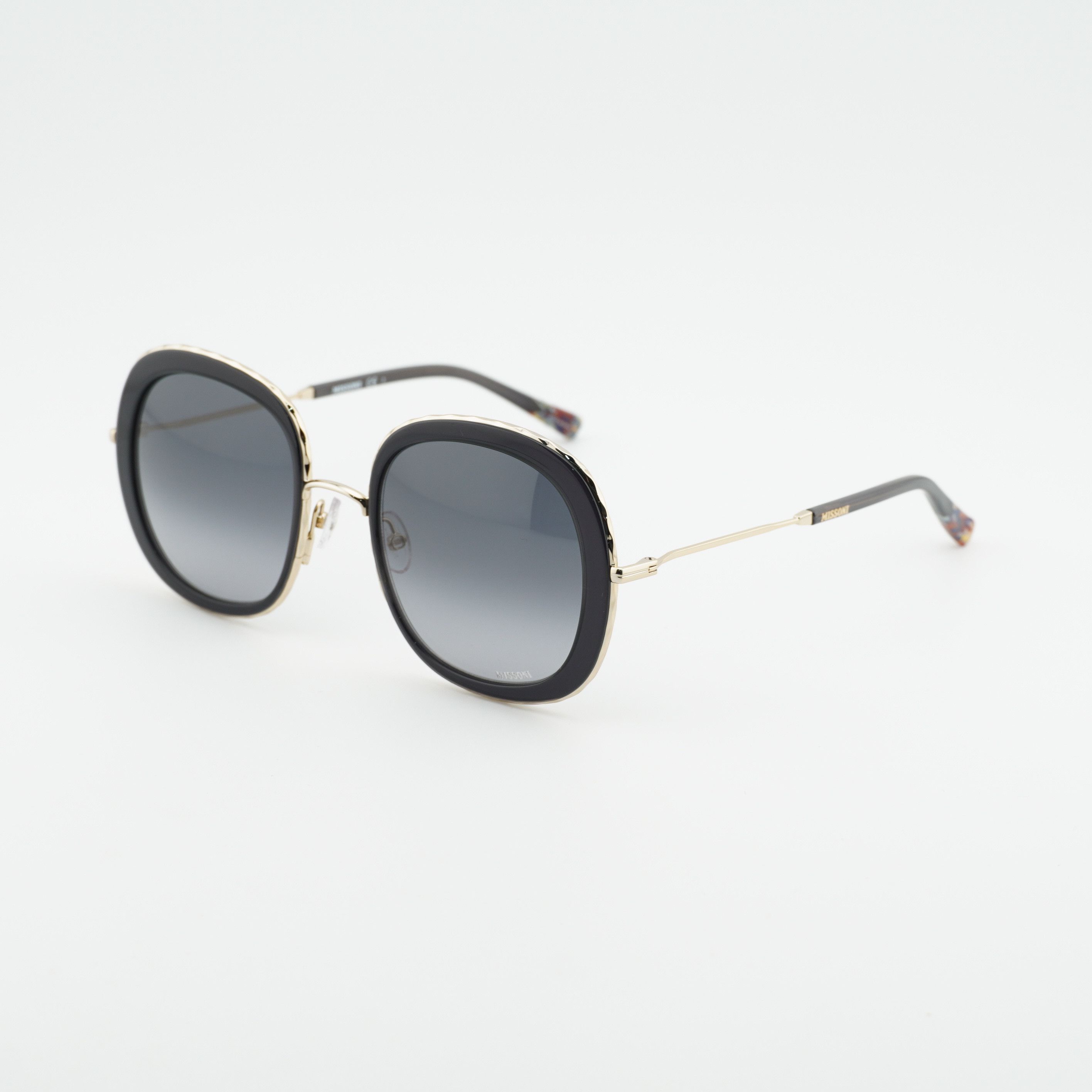 Missoni Missoni MIS 0034/S 0KB7 9O Sunglasses Grey/Gold Square Frame Size ONE SIZE - 1 Thumbnail