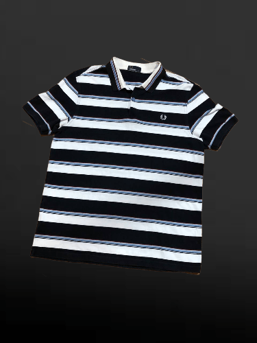Fred Perry Fred Perry Szie XL Men's Casual Striped Logo Size US XL / EU 56 / 4 - 1 Thumbnail