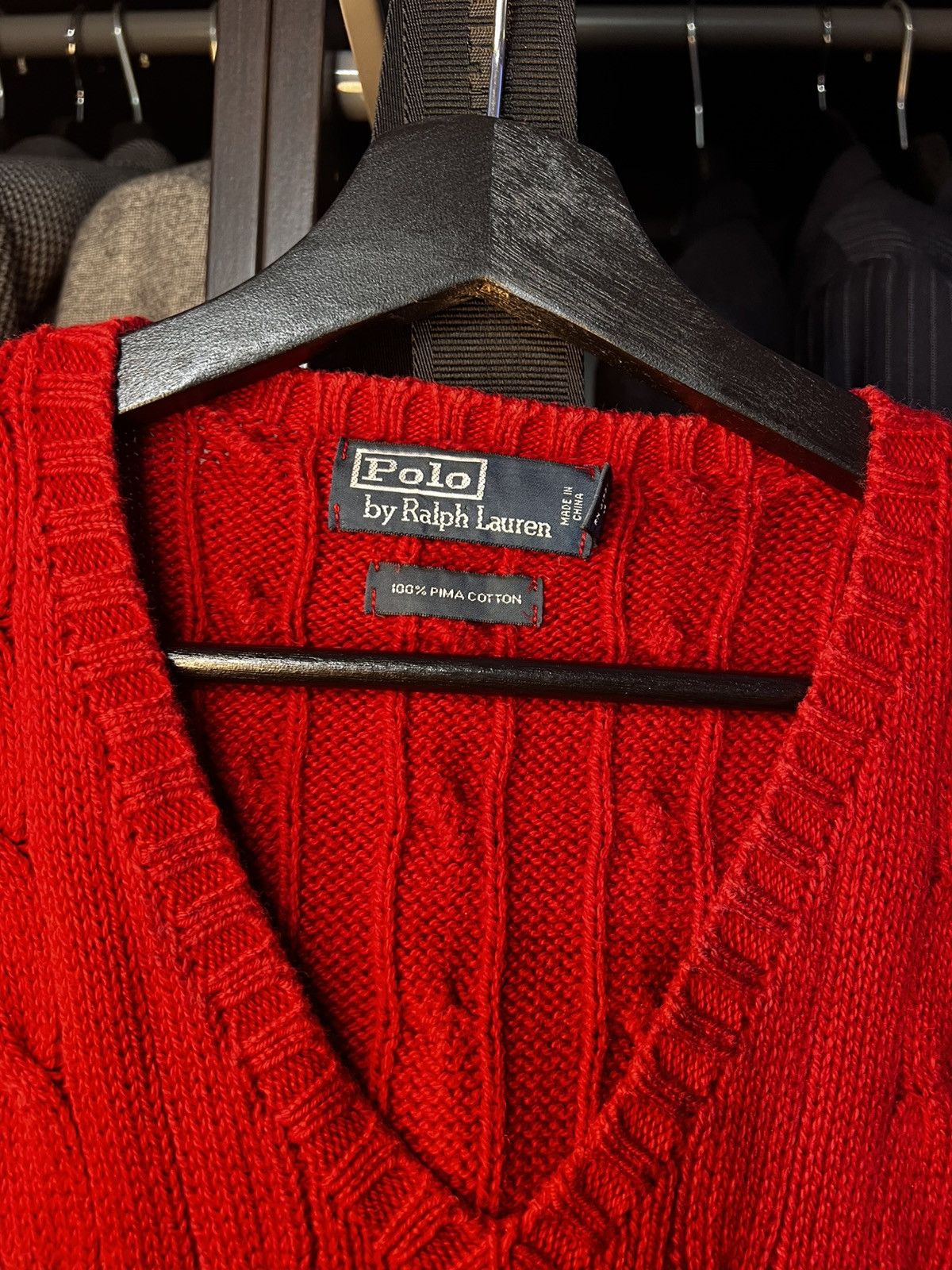 Polo Ralph Lauren Ralph Lauren Sleeveless Sweater - Red. Size L Size US L / EU 52-54 / 3 - 2 Thumbnail