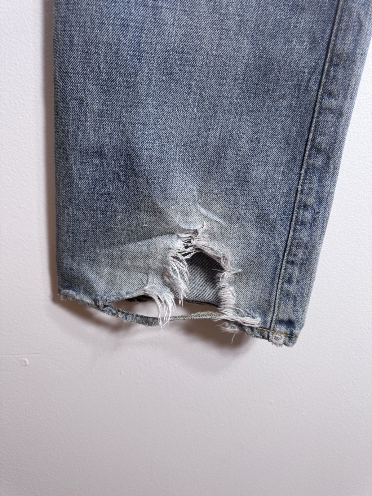 Polo Ralph Lauren × RRL Ralph Lauren RRL distress denim jeans Size US 32 / EU 48 - 8 Thumbnail