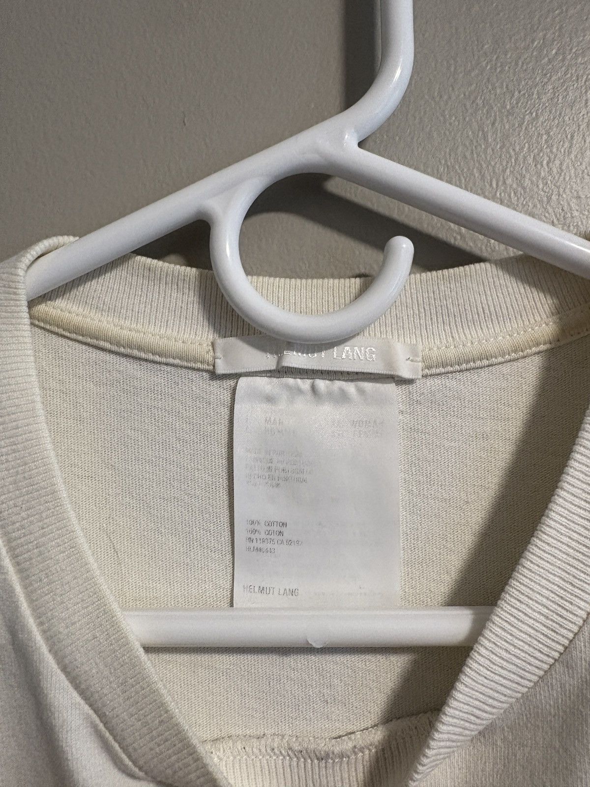 Helmut Lang Helmut Lang HL Logo Tee Shirt Size US M / EU 48-50 / 2 - 3 Thumbnail