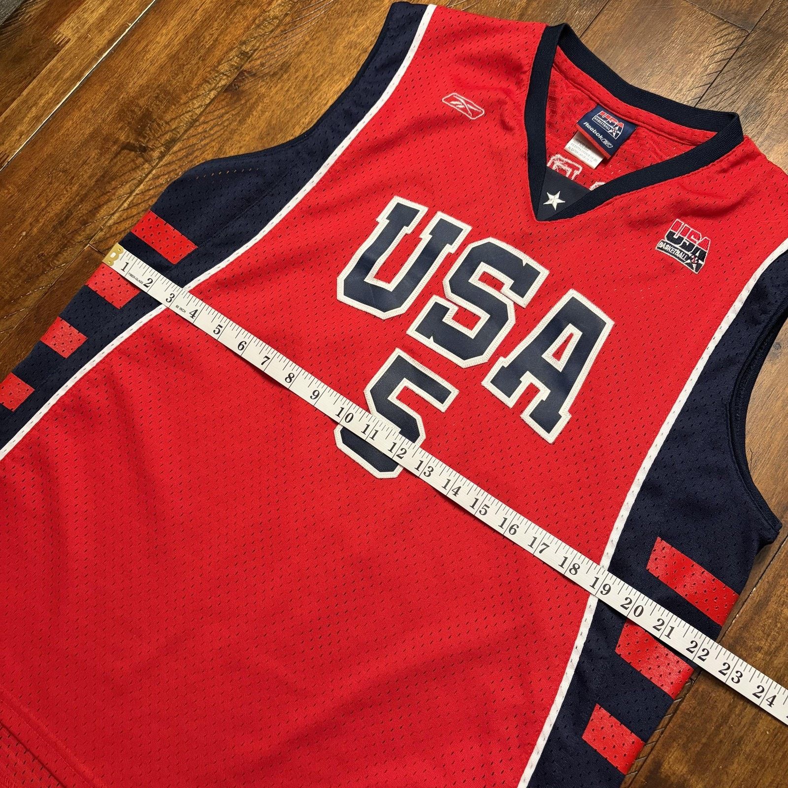 Reebok Vintage USA Basketball Jersey Boys XL 2004 Olympics Marbury Size XL / US 12-14 / IT 48-50 - 9 Thumbnail
