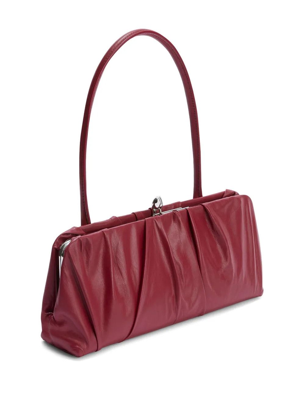 Jil Sander o1w1db10825 Size: OS / Small Tote Bag in Wine Red Size ONE SIZE - 3 Thumbnail