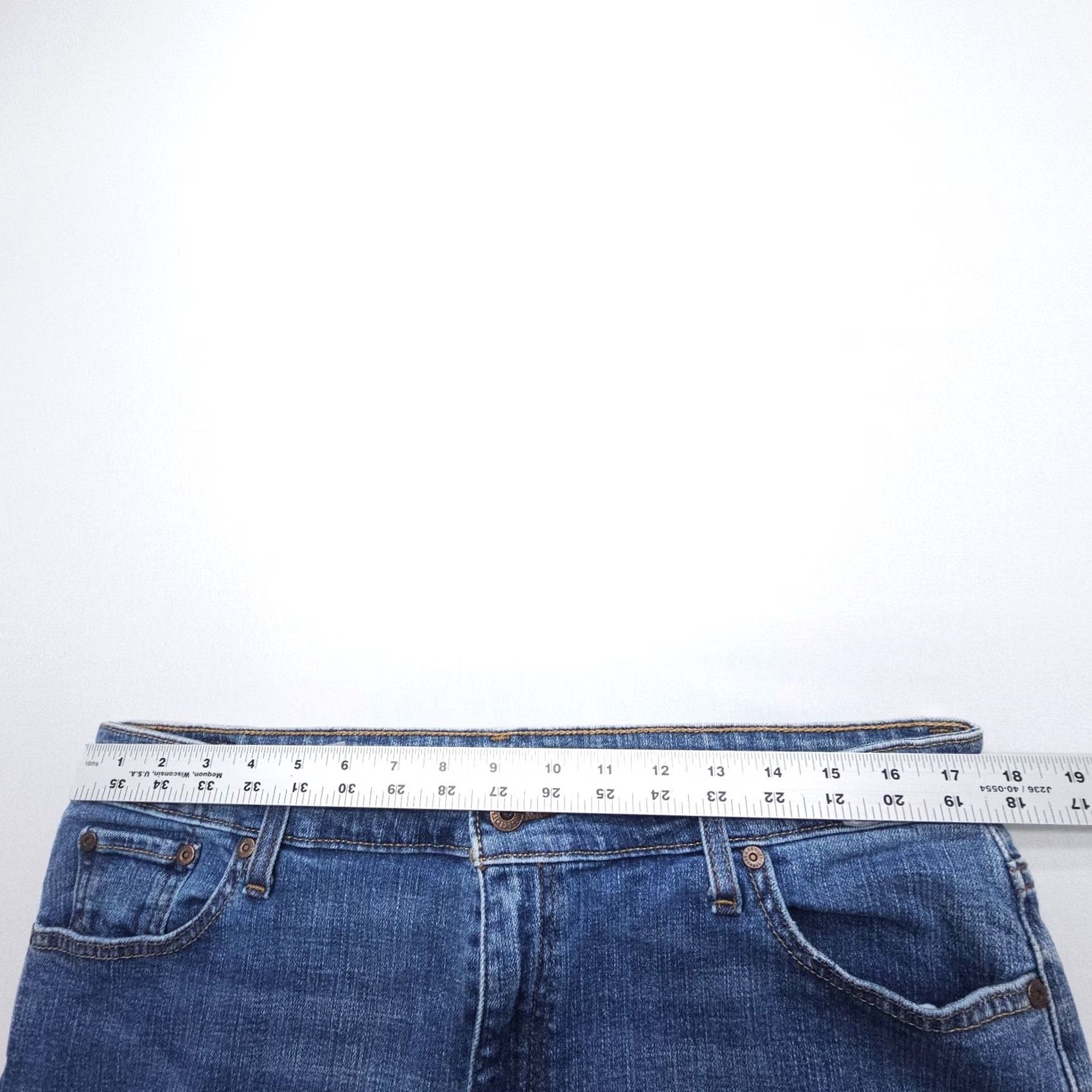 Levi's VINTAGE Levi's Jeans Skinny Womens 16 Blue Denim 5-Pocket Stretch Mid Rise 28in Inseam 2000s Y2K Size 38" / US 16 / IT 52 - 7 Thumbnail