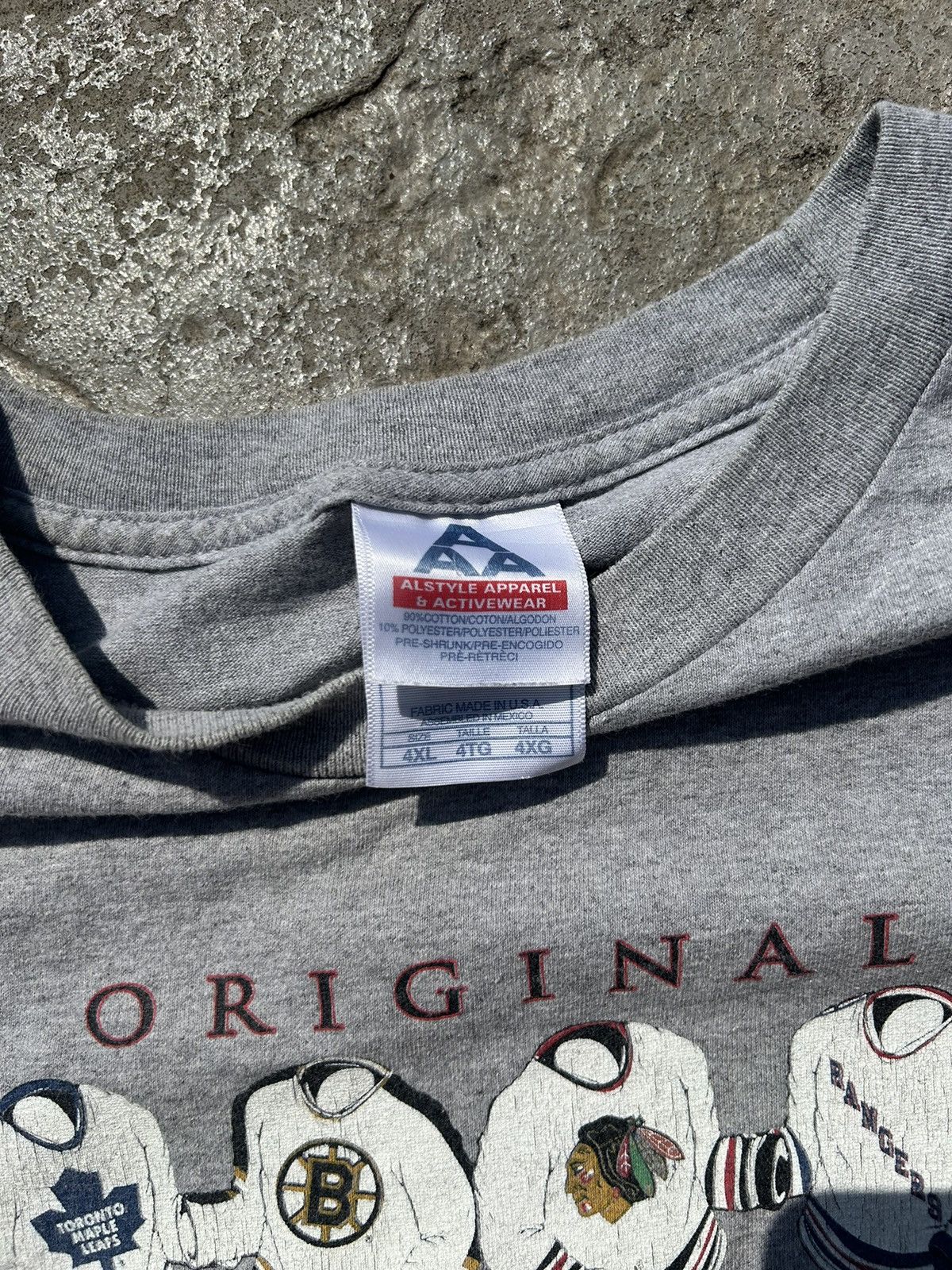 NHL NHL original 6 tee Size US XXL / EU 58 / 5 - 3 Thumbnail