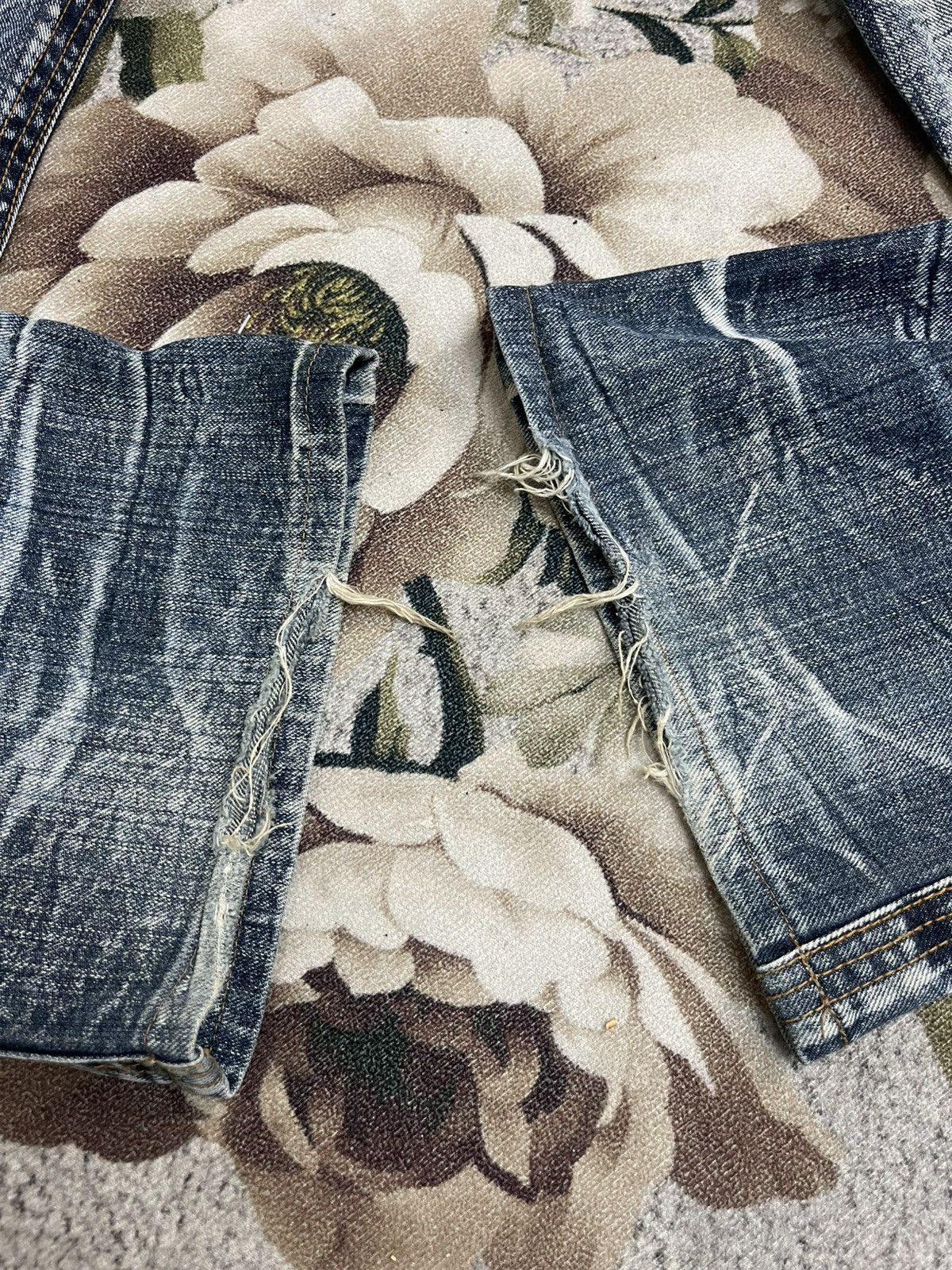 Japanese Brand Sky Bomber Jeans Streetwear Size US 35 - 19 Thumbnail
