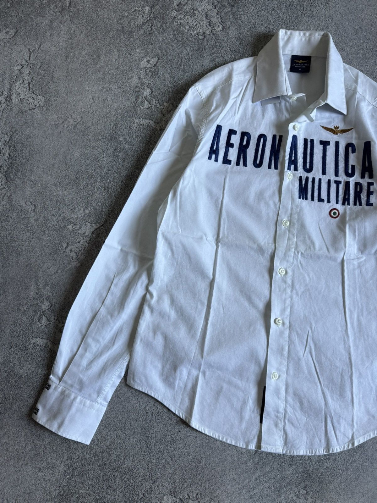 Aeronautica Militare Aeronautica Militare S big logo button up shirt long sleeve Size US S / EU 44-46 / 1 - 10 Thumbnail