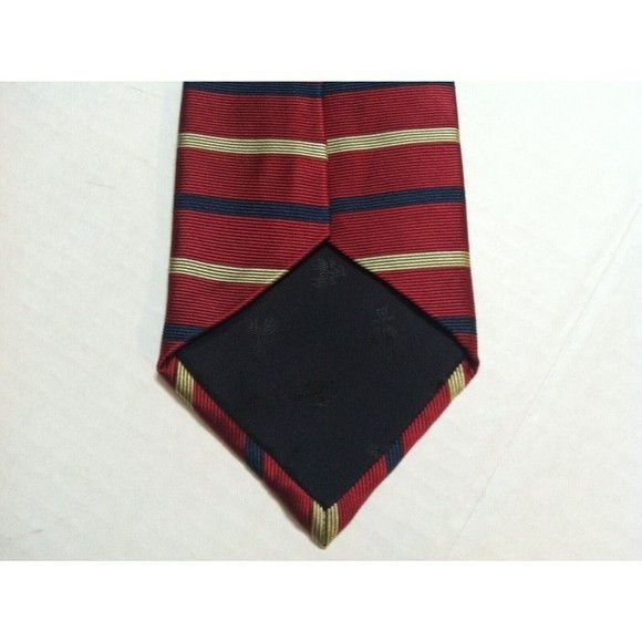 Brooks Brothers BROOKS BROTHERS MENS NEW RED 100%SILK TIE WIDTH:3 1/2" Size ONE SIZE - 4 Thumbnail