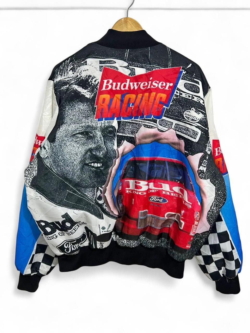 NASCAR Chalkline Vintage 1992 Bill Elliot Budweiser Jacket Size US M / EU 48-50 / 2 - 2 Thumbnail