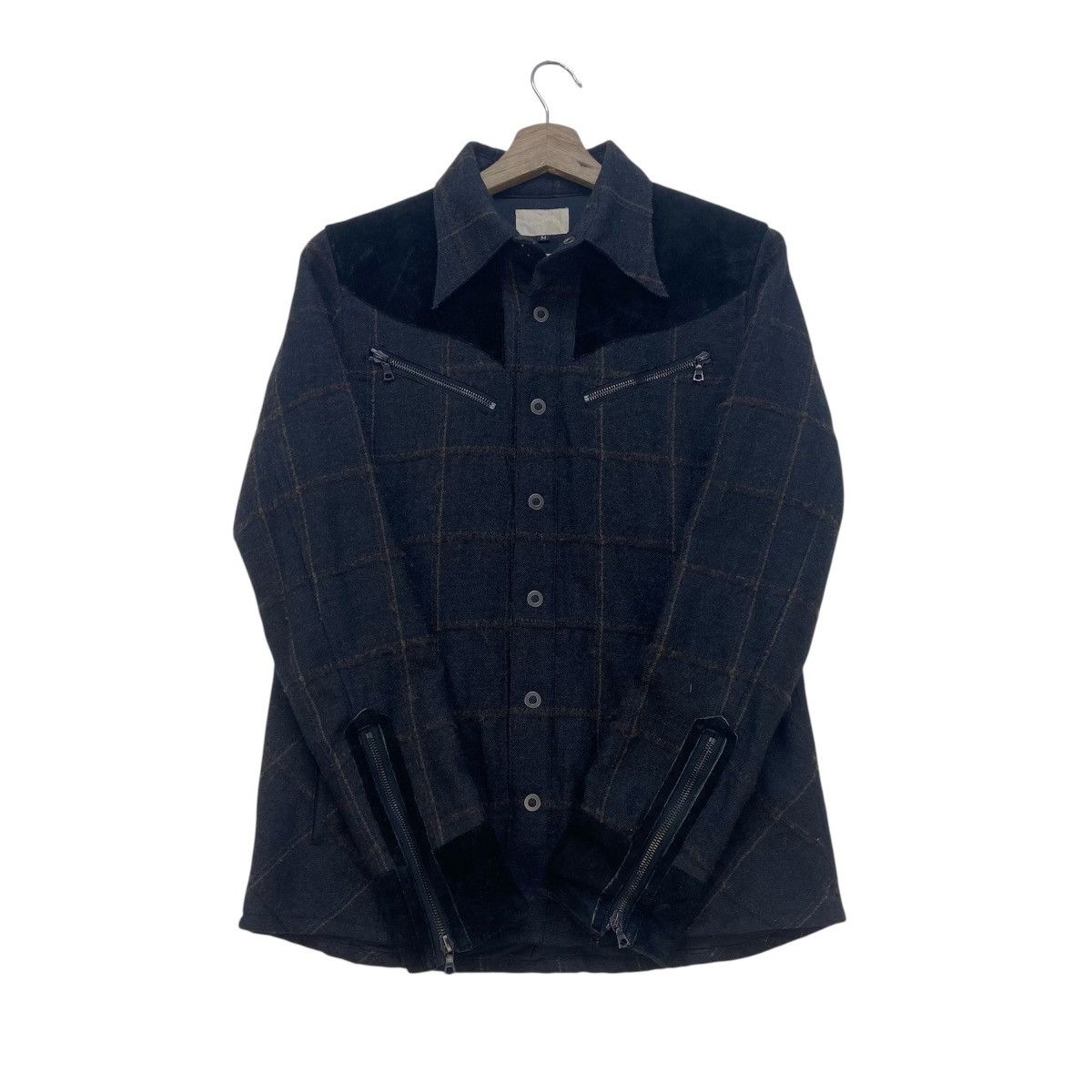 Japanese Brand Japanese Streetwear Rawlife Wool + Cowhide Riri Zipper Size US XS / EU 42 / 0 - 3 Thumbnail