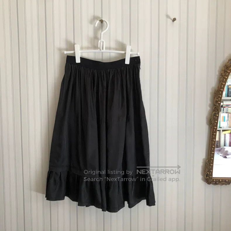 Comme des Garcons Comme Des Garcons size S Pinched skirt tail thick glossy b Size 23" - 3 Thumbnail