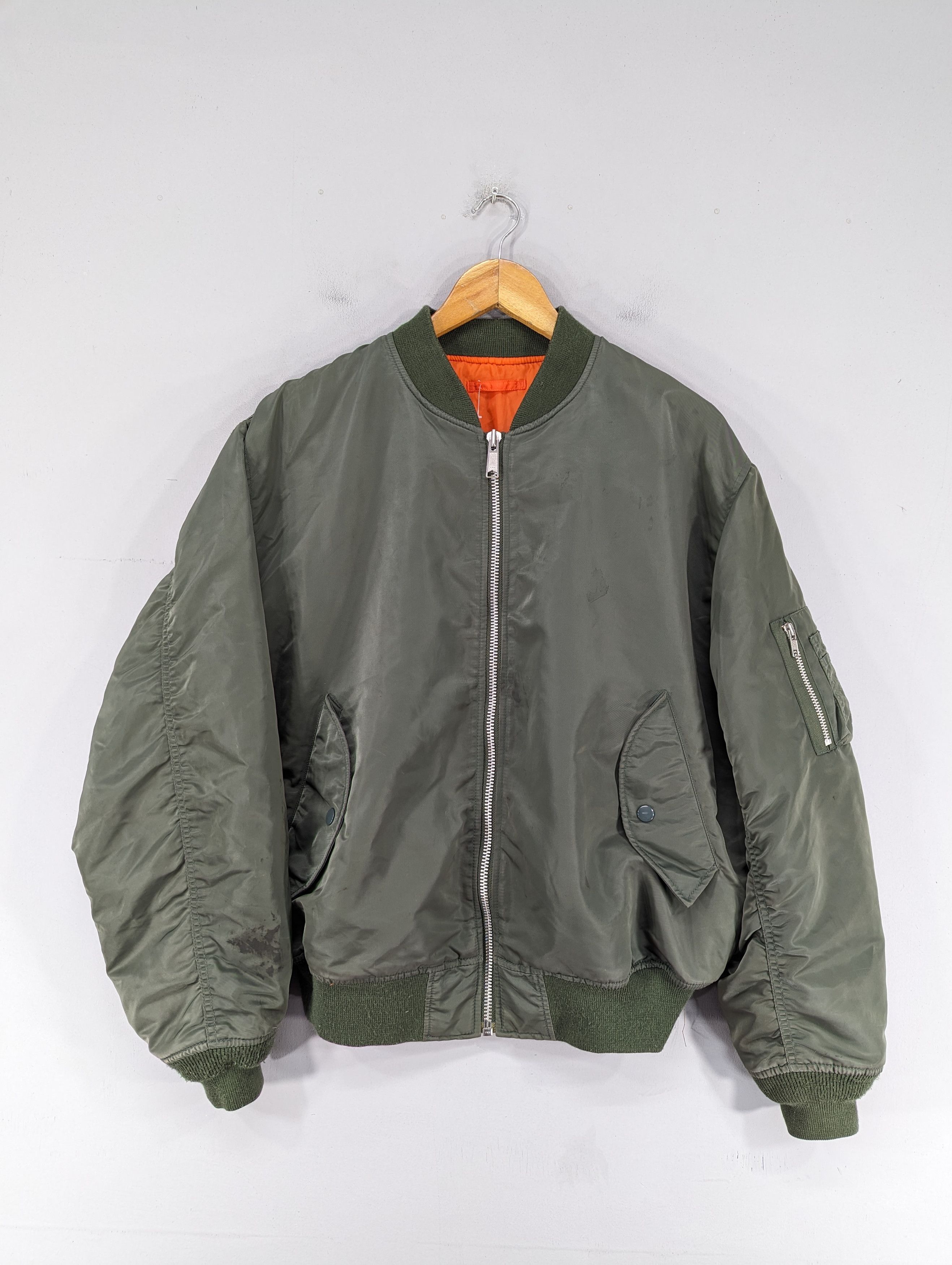 image of Bomber Jacket x Ma 1 uniqlo Pro Shop Libra Bomber Flight Jacket, Men's (Size XL)