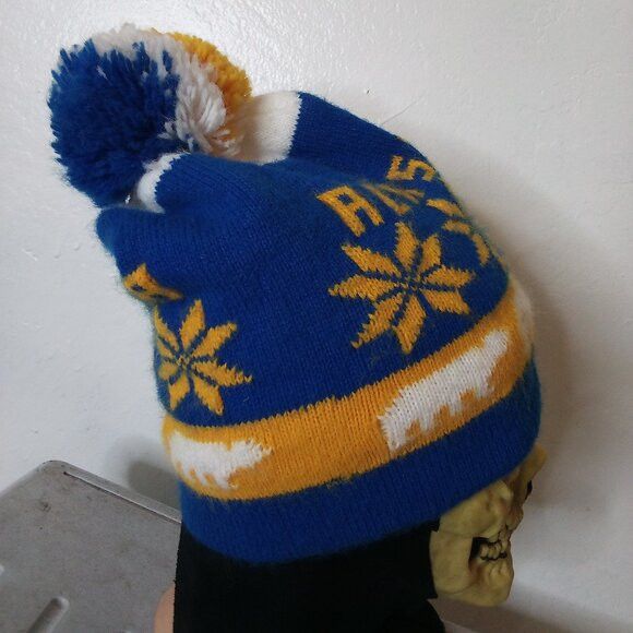 Vintage Vintage Alaska Polar Bears Winter Beanie Pom Hat Size ONE SIZE - 4 Thumbnail