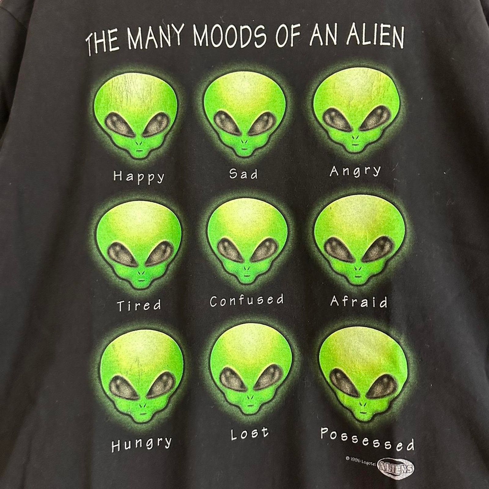 Nickelodeon × Vintage Vintage 1996 The Many Moods of an Alien Shirt Size US XL / EU 56 / 4 - 3 Thumbnail