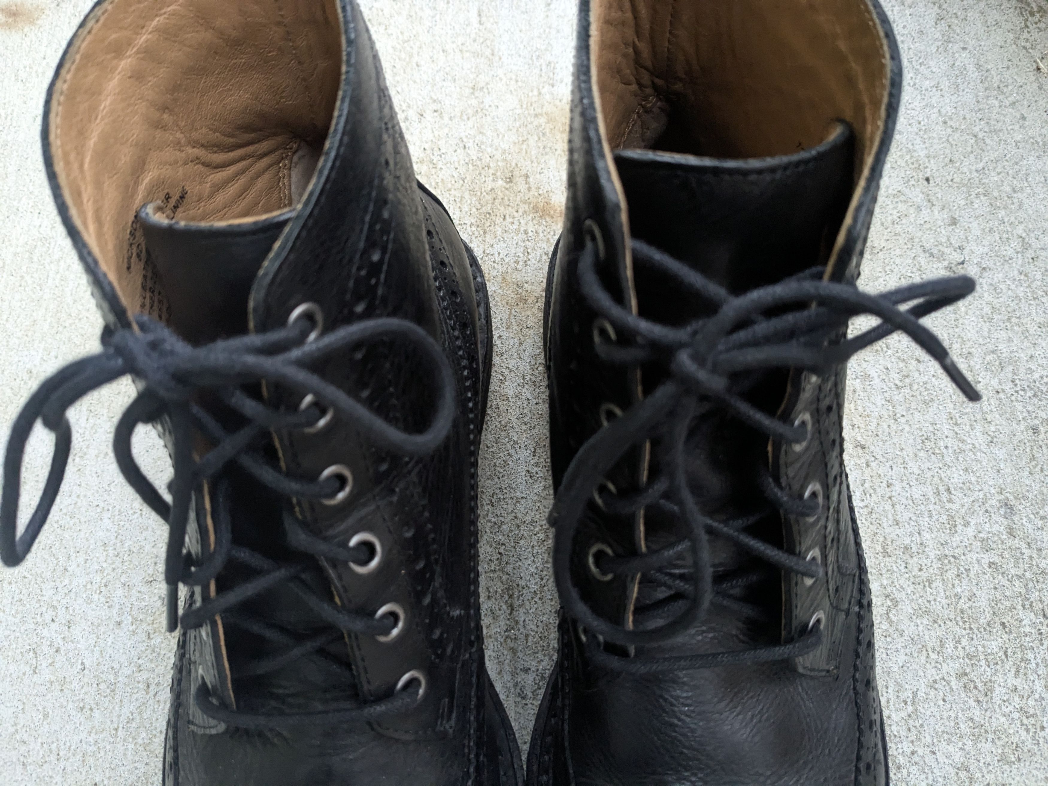 Polo Ralph Lauren Polo Ralph Lauren Boots Black 8 D Leather Brogues Wingtip Size US 8 / EU 41 - 2 Thumbnail