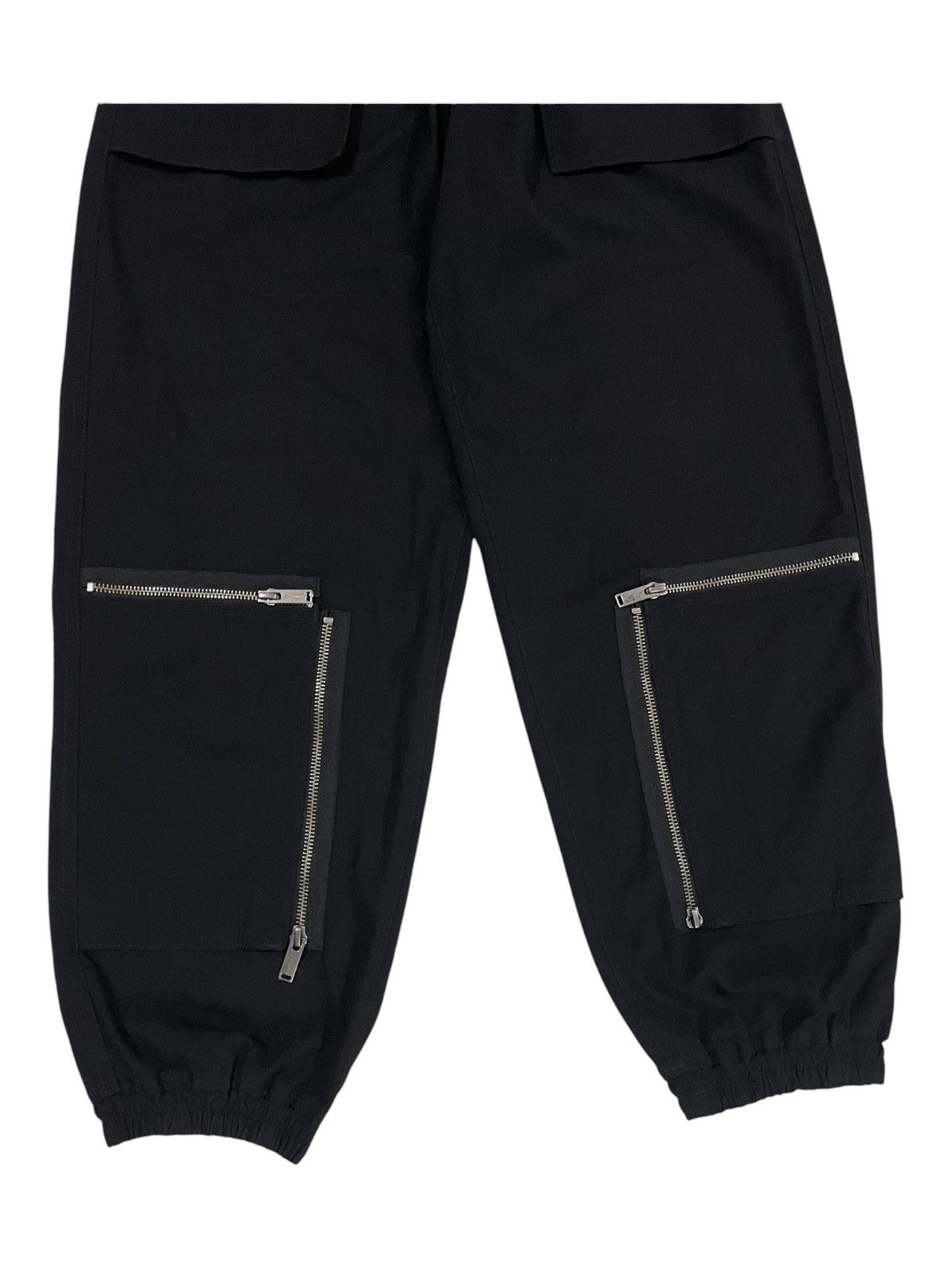 Undercover Super Baggy Bondage Zipper Black Drawstring Pants GUxŪ Size US 30 / EU 46 - 5 Thumbnail
