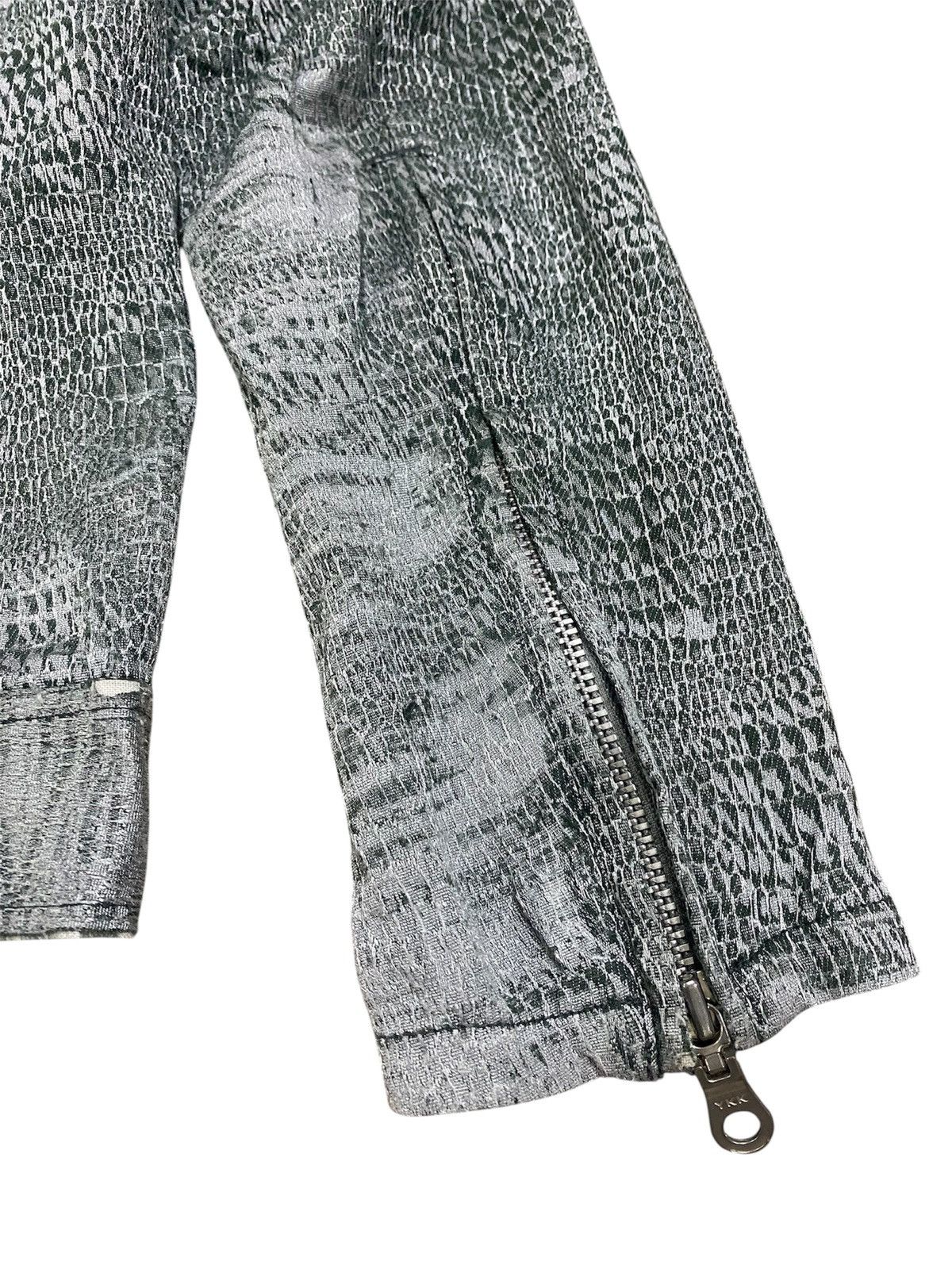 Tornado Mart Tornado Mart Crocodile Pattern Design Riders Blouson Jacket Size US L / EU 52-54 / 3 - 9 Thumbnail