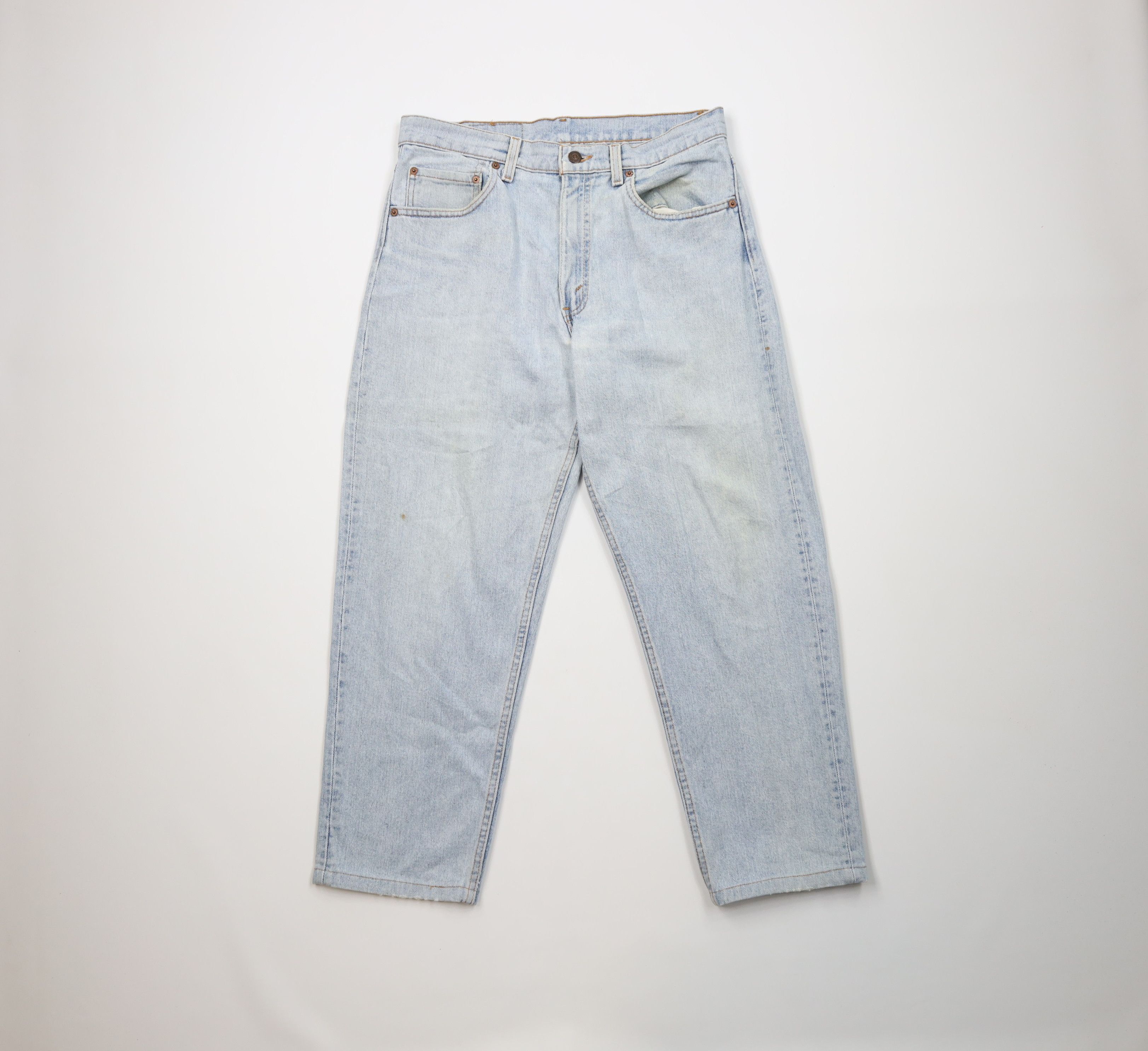 Levi's Vintage 90s Levis 550xx Relaxed Fit Denim Jeans Blue USA Size US 34 / EU 50 - 1 Thumbnail