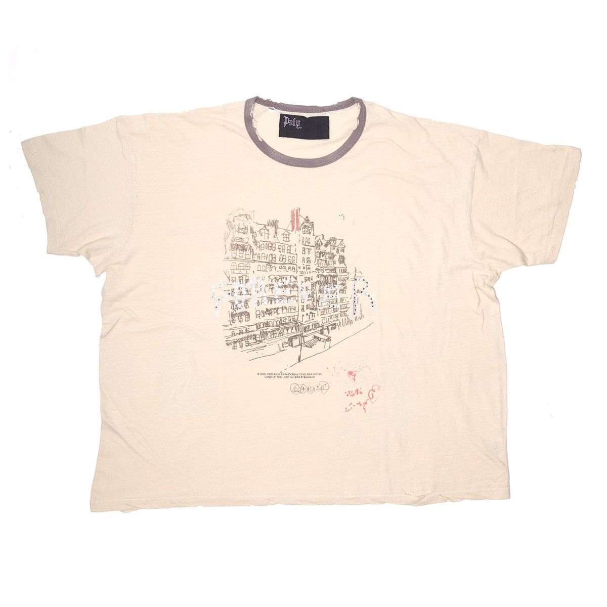 Paly Hollywood PALY CHELSAY HOTEL OVERSIZED TEE Size US M / EU 48-50 / 2 - 1 Thumbnail