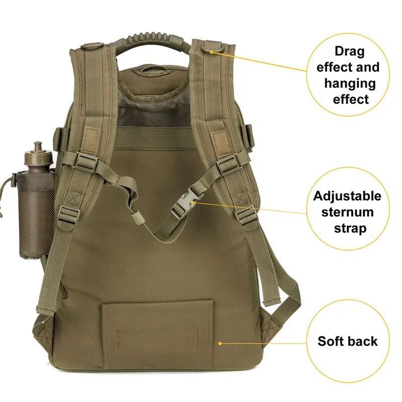 Vintage 60L Large Backpack Size ONE SIZE - 3 Thumbnail