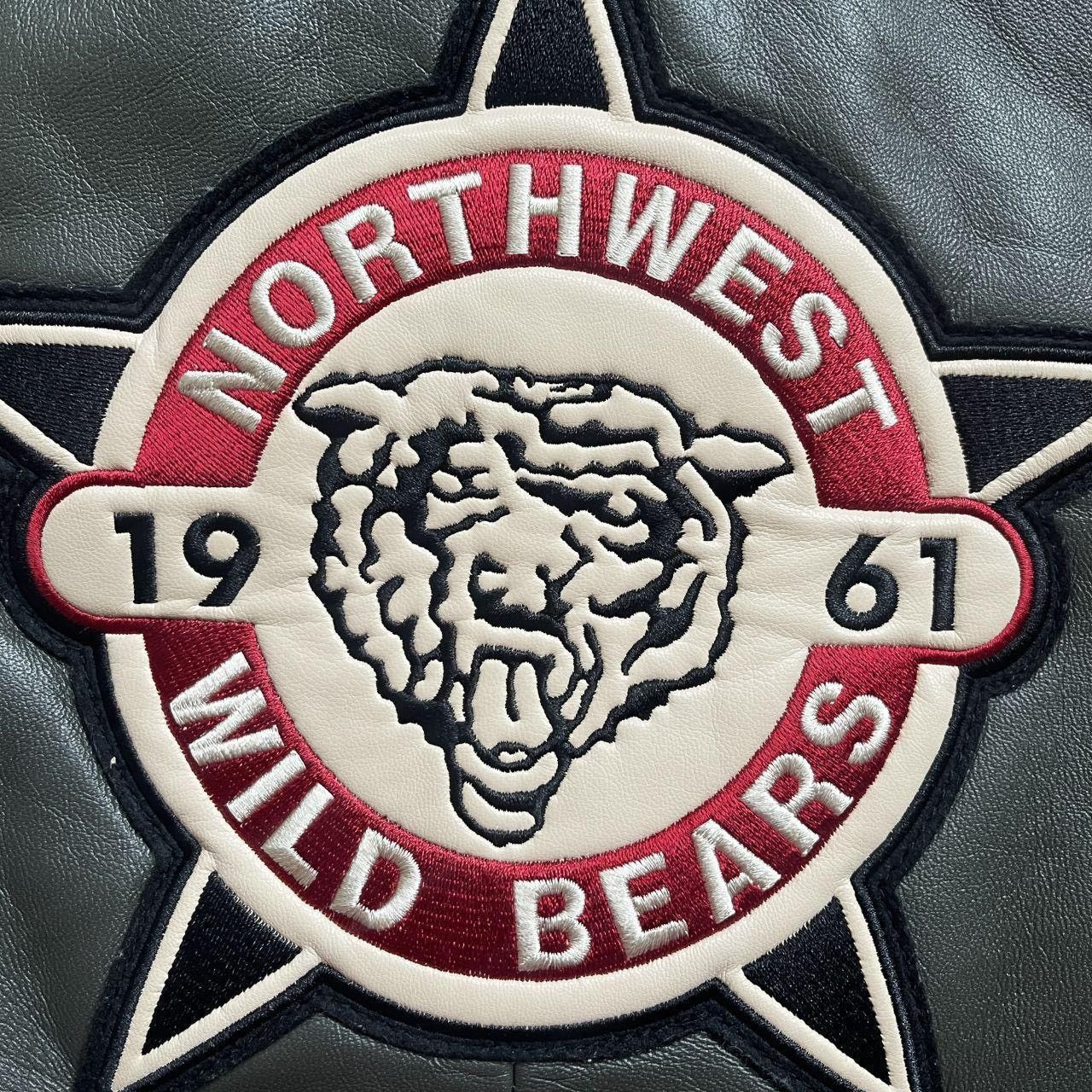 Avirex Avirex North West Wildbears Leather Varsity Jacket Size US XXL / EU 58 / 5 - 6 Thumbnail