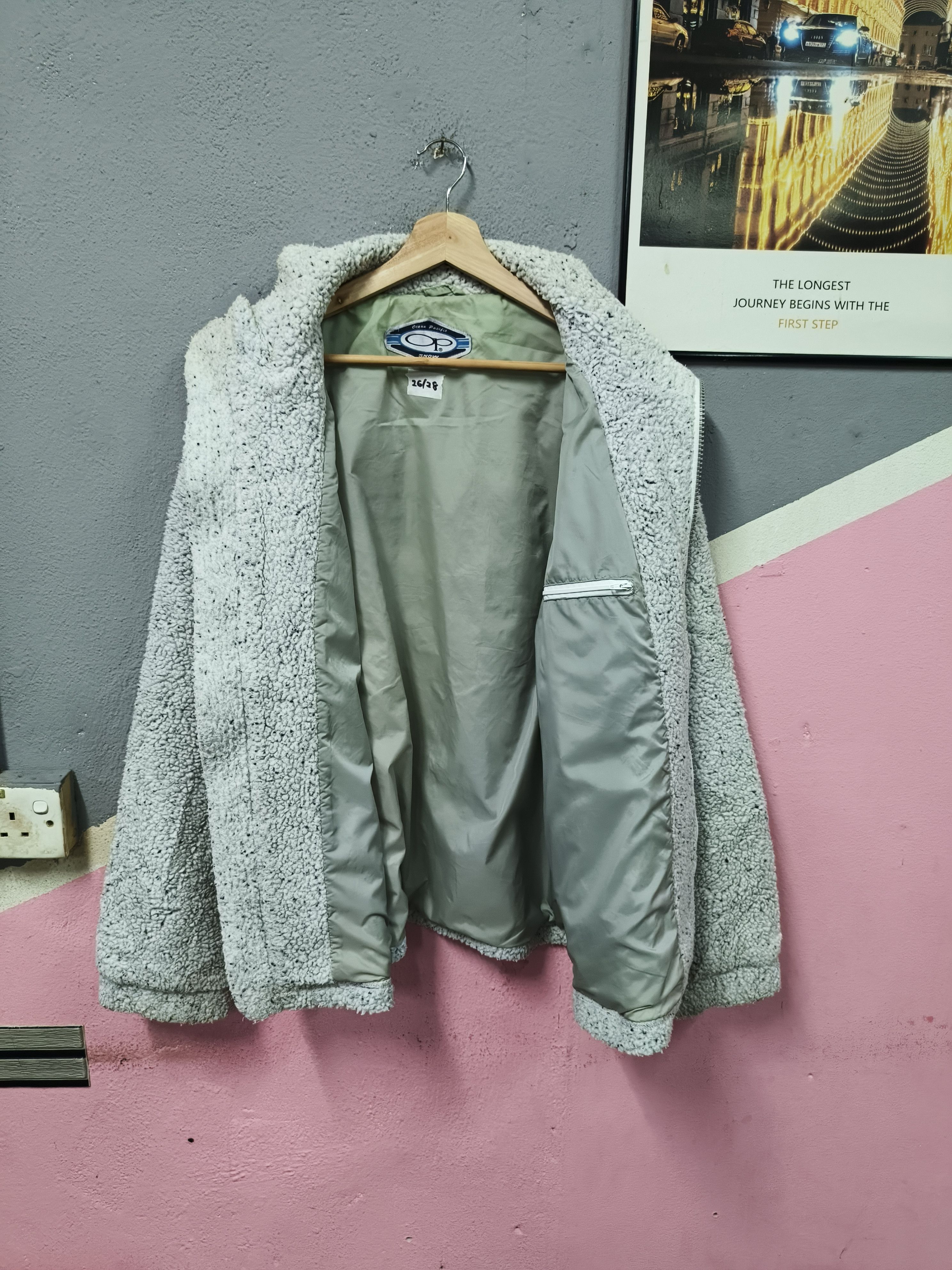 Ocean Pacific OP Ocean Pacific Snow Jacket Fleece Sherpa Size US XL / EU 56 / 4 - 7 Thumbnail