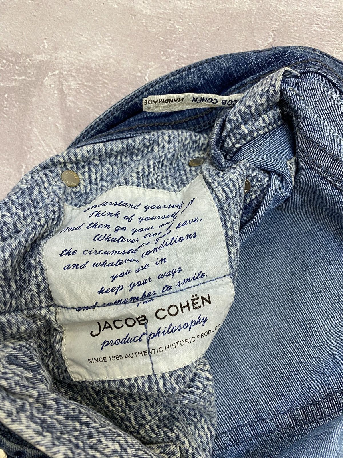 Jacob Cohen Vintage Y2K Jacob Cohen Handmade Tailored Jeans Size 35 Size US 35 - 15 Thumbnail