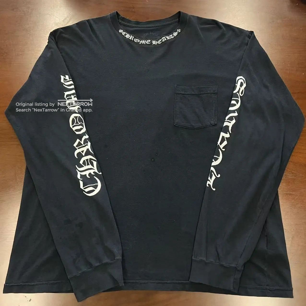 Chrome Hearts Chrome Hearts Hollywood Orange / Black Long Sleeve