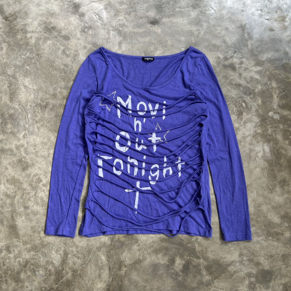 14th Addiction 2000s Double Focus Harajuku Style Poem Longsleeve Shirt Size L / US 10 / IT 46 - 1 Thumbnail