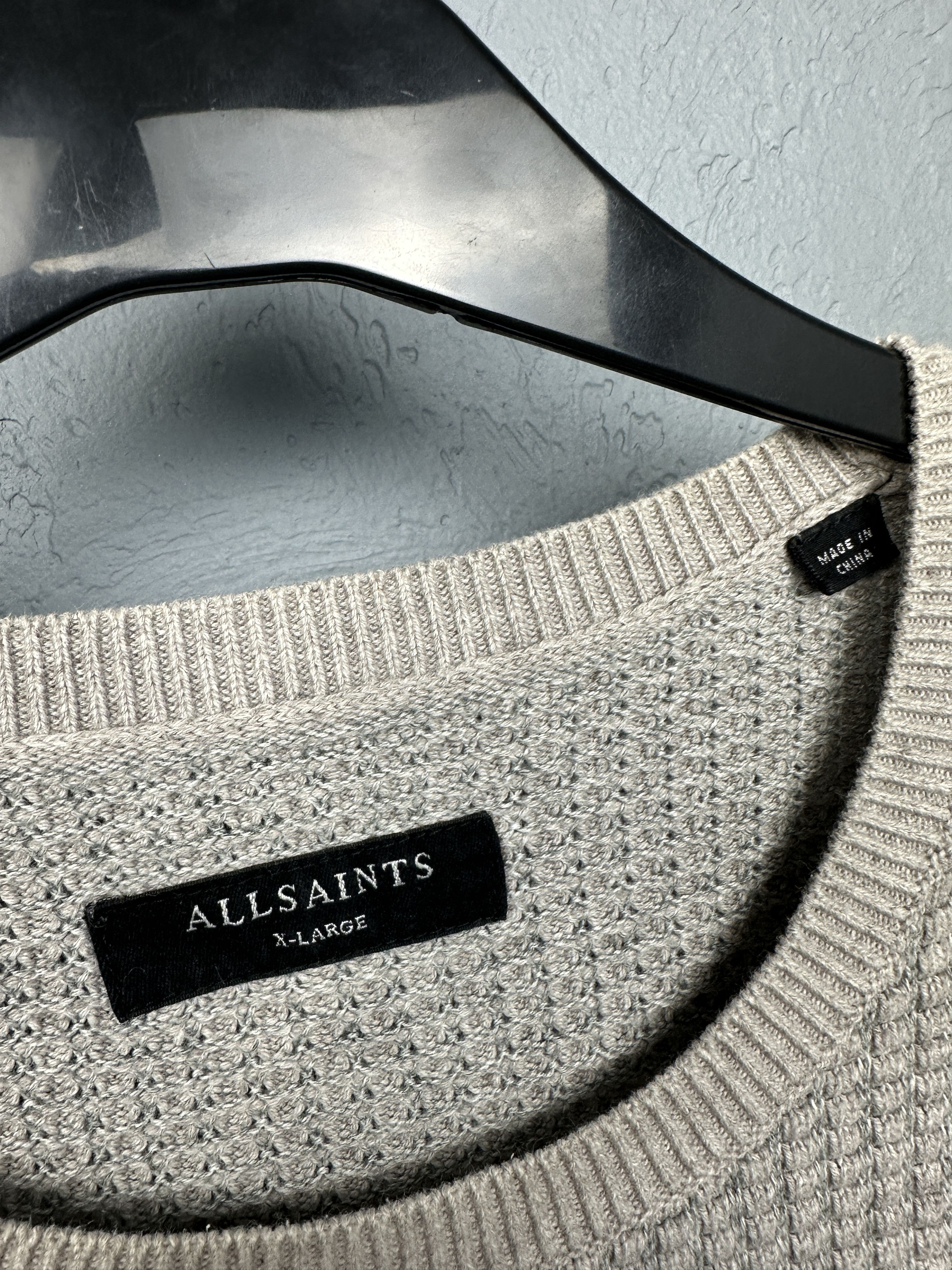 Allsaints Allsaints Mens Rye Crew Neck Knit Sweater Size US XL / EU 56 / 4 - 3 Thumbnail
