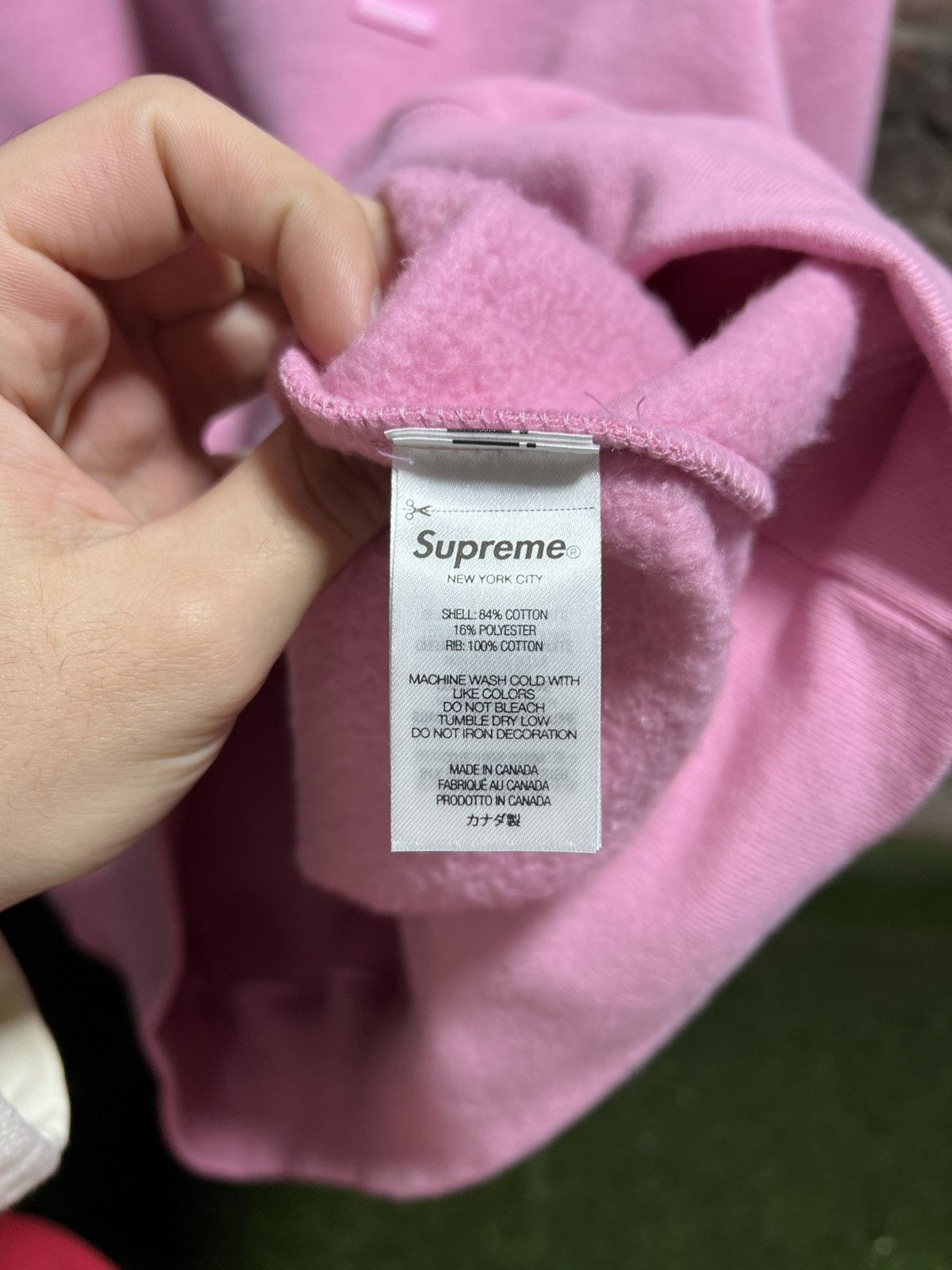 Supreme Supreme Pink Mini Box Logo Crewneck Sz. M Size US M / EU 48-50 / 2 - 5 Thumbnail