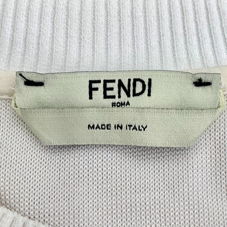 Fendi Fendi Logo Embroidered Long Sleeve Sweatshirt Size US M / EU 48-50 / 2 - 6 Thumbnail