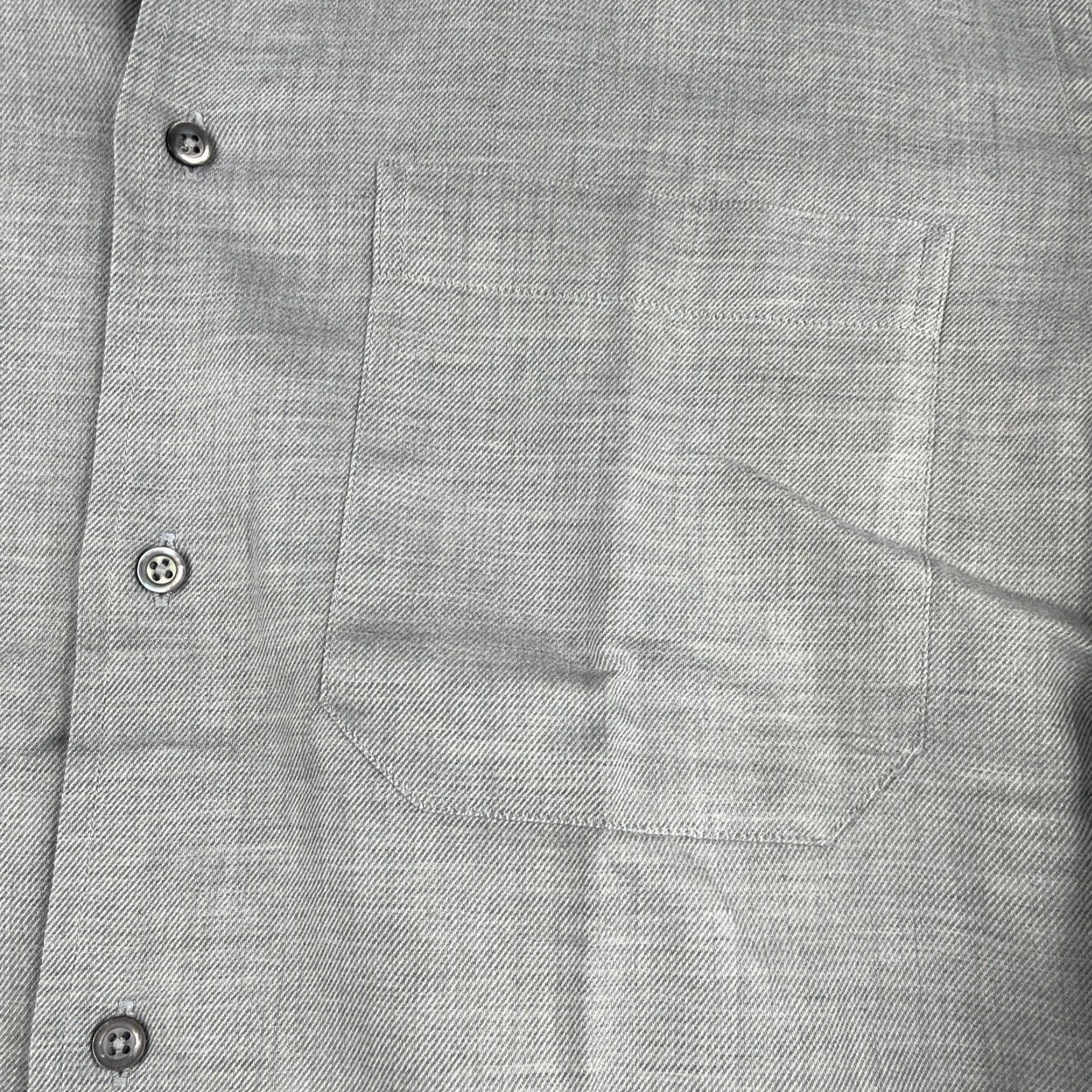 Zanella Zanella Shirt Button-Up Long Sleeve Mens Small Gray Heather Pocket Casual Classic Designer Vintage: No Size US S / EU 44-46 / 1 - 3 Thumbnail