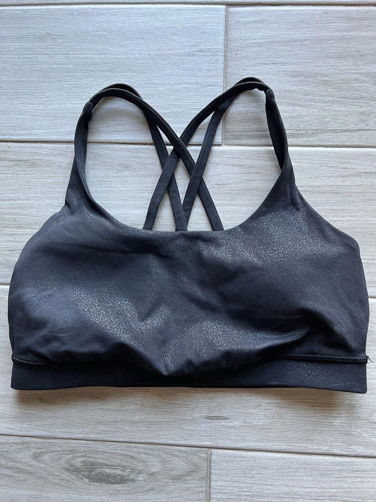 Designer Lululemon Energy Bra Luminosity Foil Sz 8 Size ONE SIZE - 2 Thumbnail
