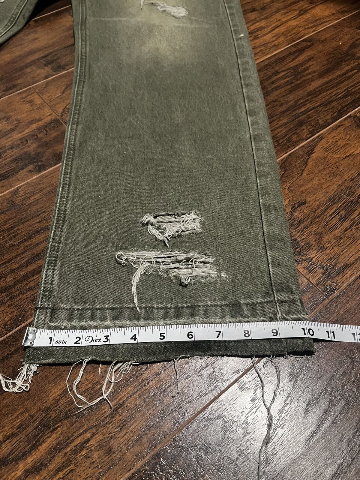 Other Morale Olive Green Baggy Denim Size US 30 / EU 46 - 5 Thumbnail