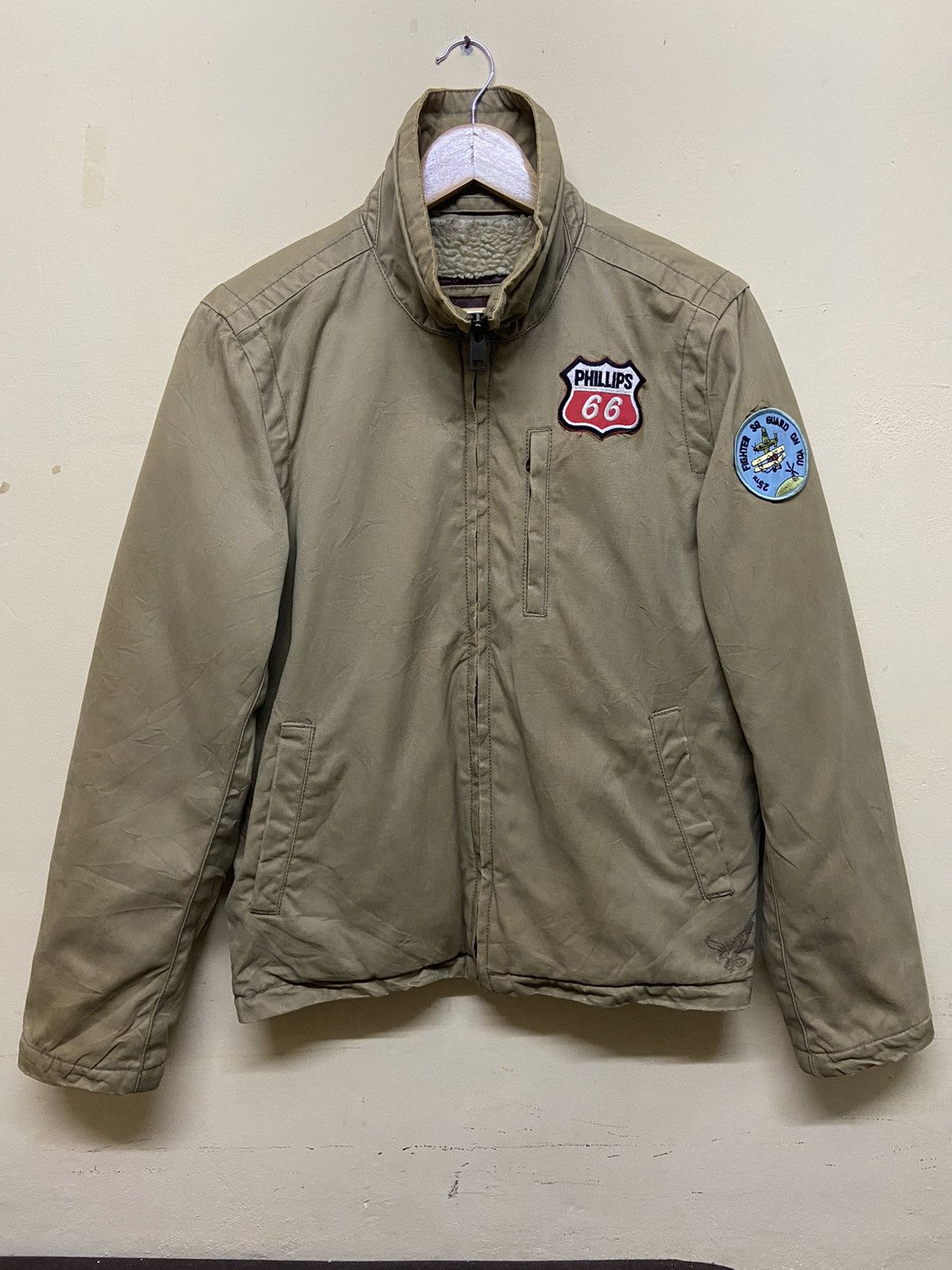 American Eagle Outfitters Vintage America Eagle Fighter Sq Guard Jacket Size US S / EU 44-46 / 1 - 1 Thumbnail