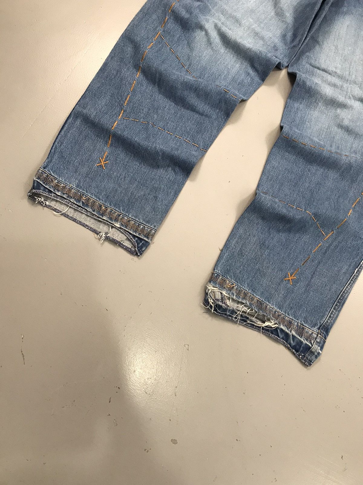 Vintage Crazy Vintage vokal bottom stitch denim Size US 34 / EU 50 - 10 Thumbnail