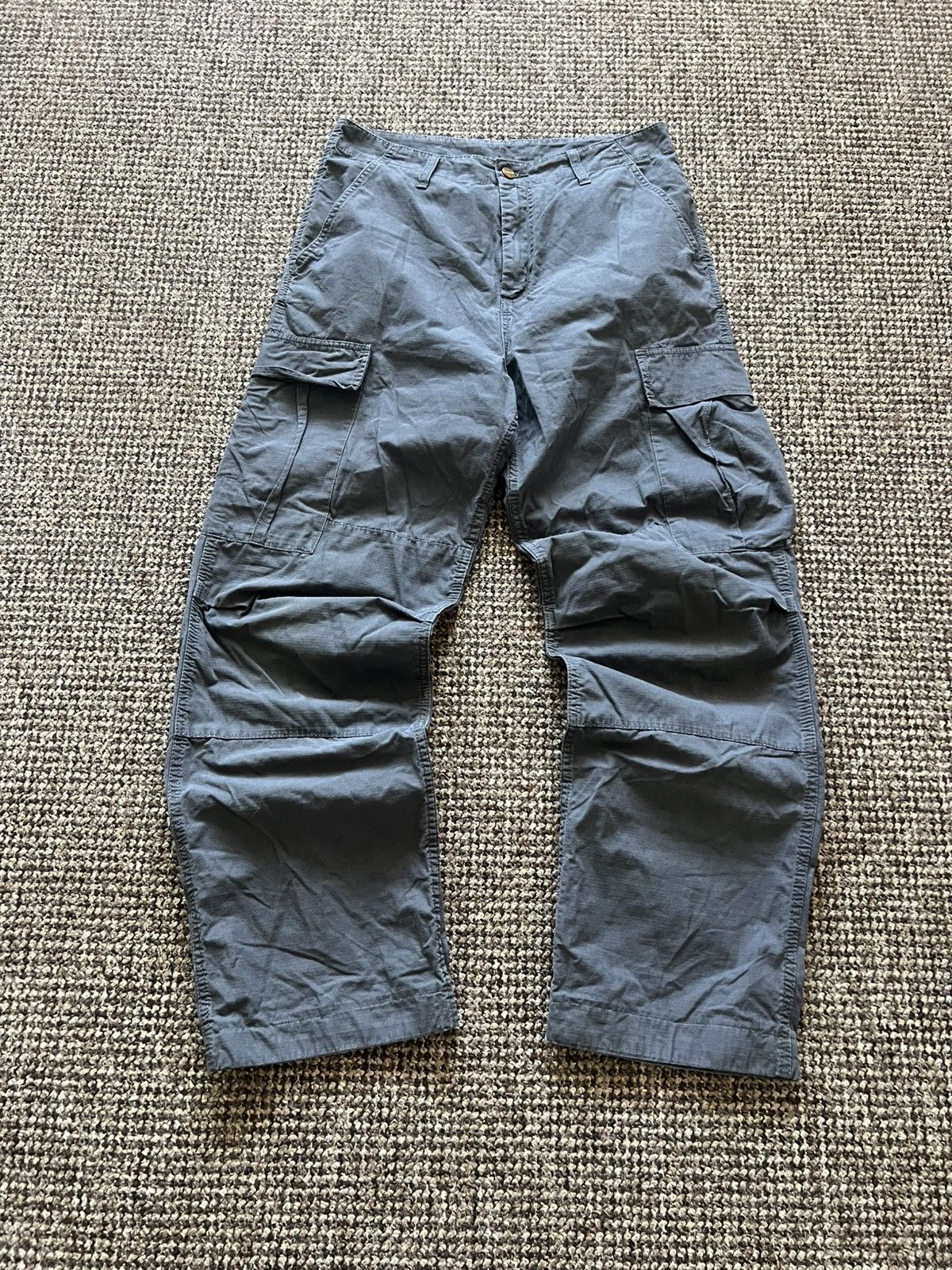 Carhartt Carhartt WIP Cargo Regular Pants Wide Baggy Vintage Military Size US 34 / EU 50 - 3 Thumbnail