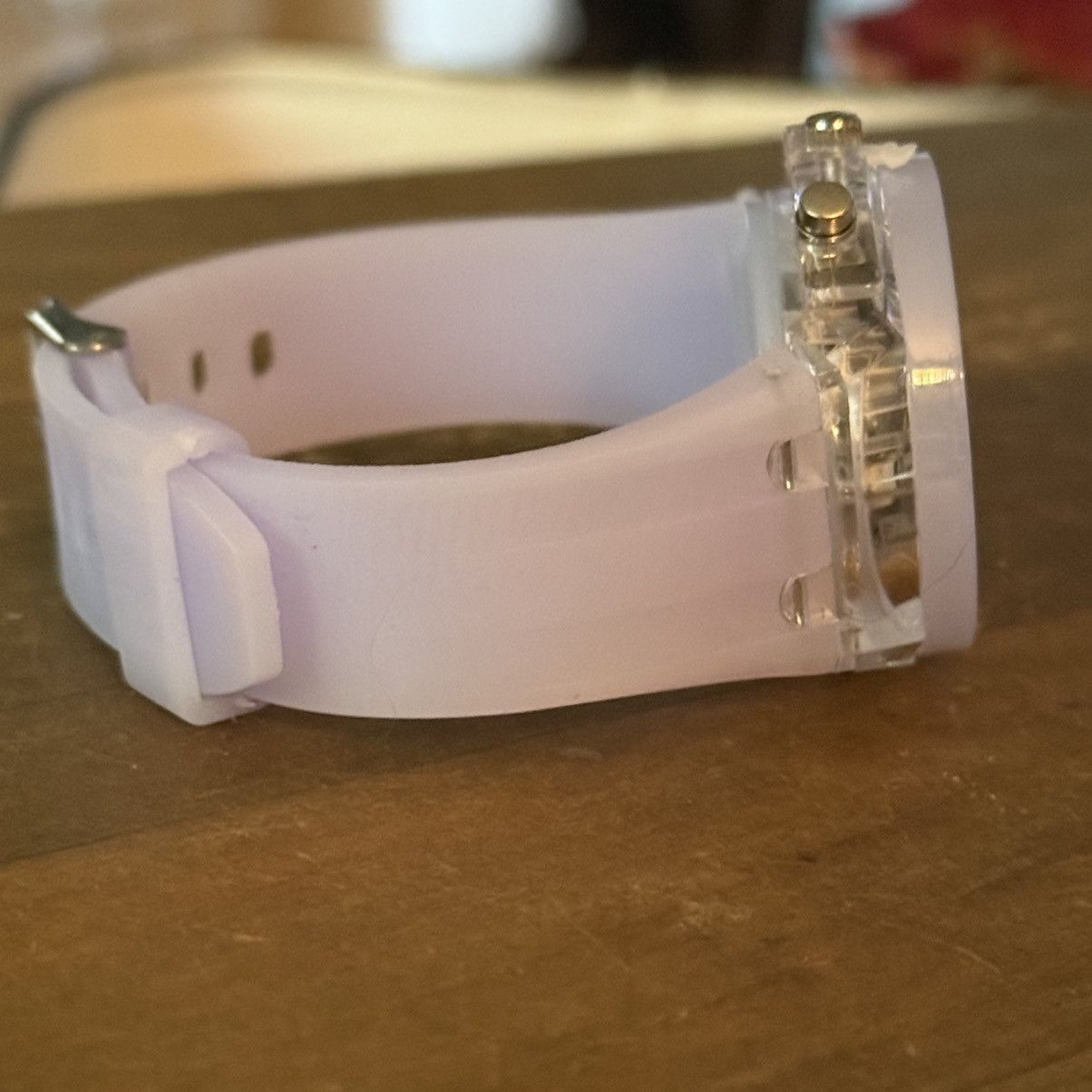 Other Light purple jelly band LED butterfly watch Size ONE SIZE - 3 Thumbnail