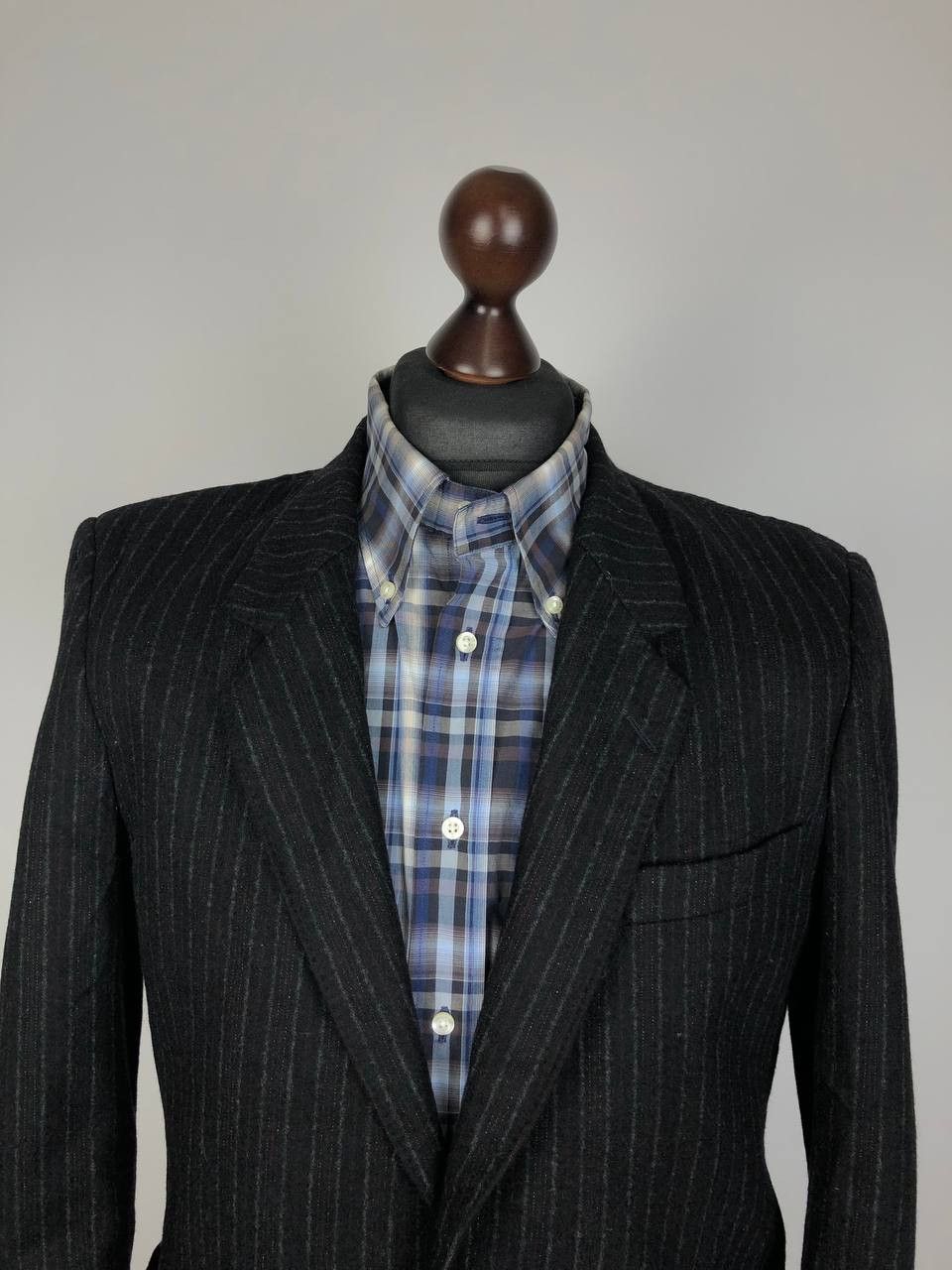 Guy Laroche Guy Laroche Paris Wool Blazer Jacket Striped Navy size 52 Size 52R - 3 Thumbnail