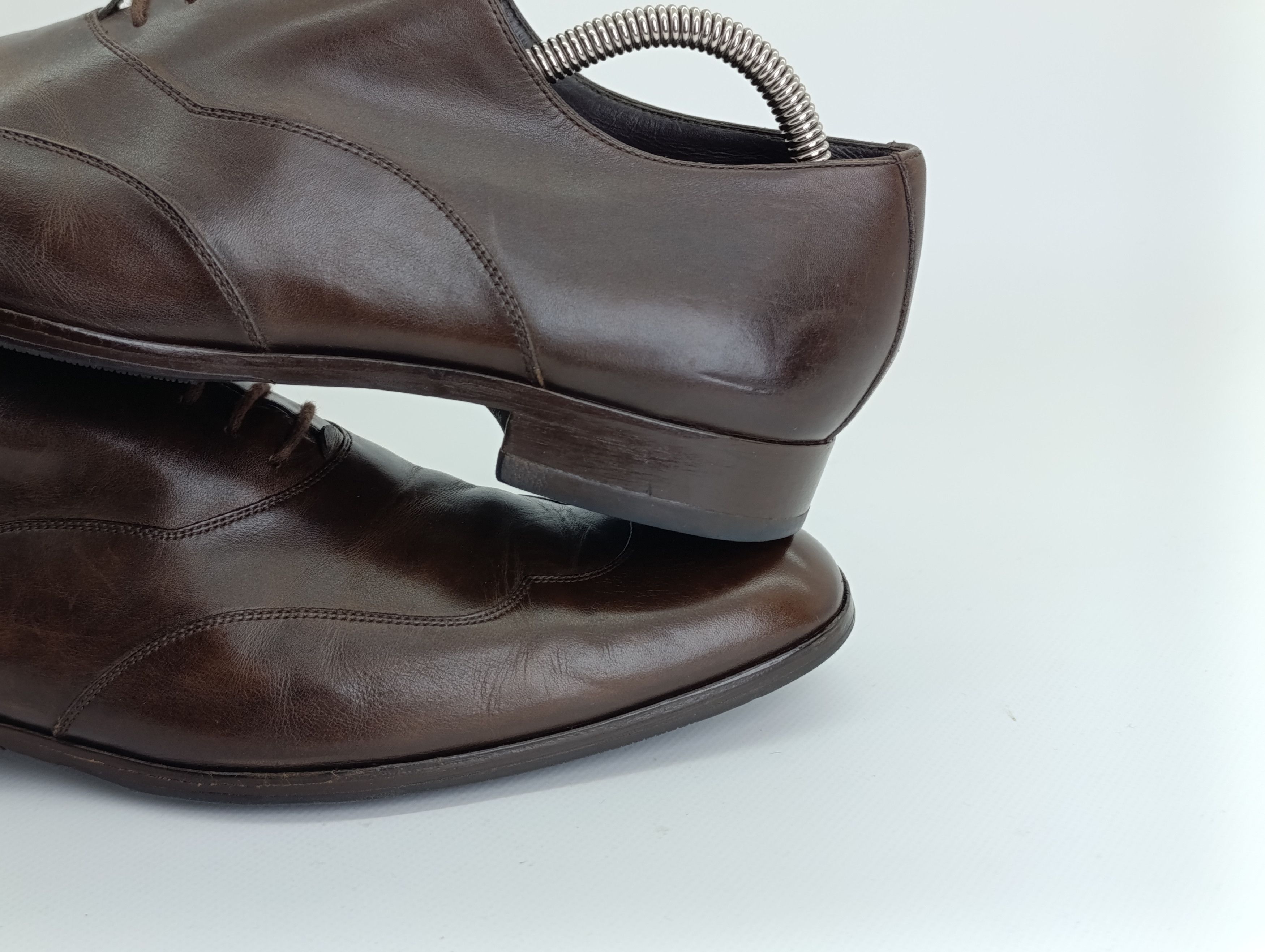 Z Zegna ZEGNA Z LUX LACE UP LEATHER DRESS SHOES Size US 9 / EU 42 - 4 Thumbnail