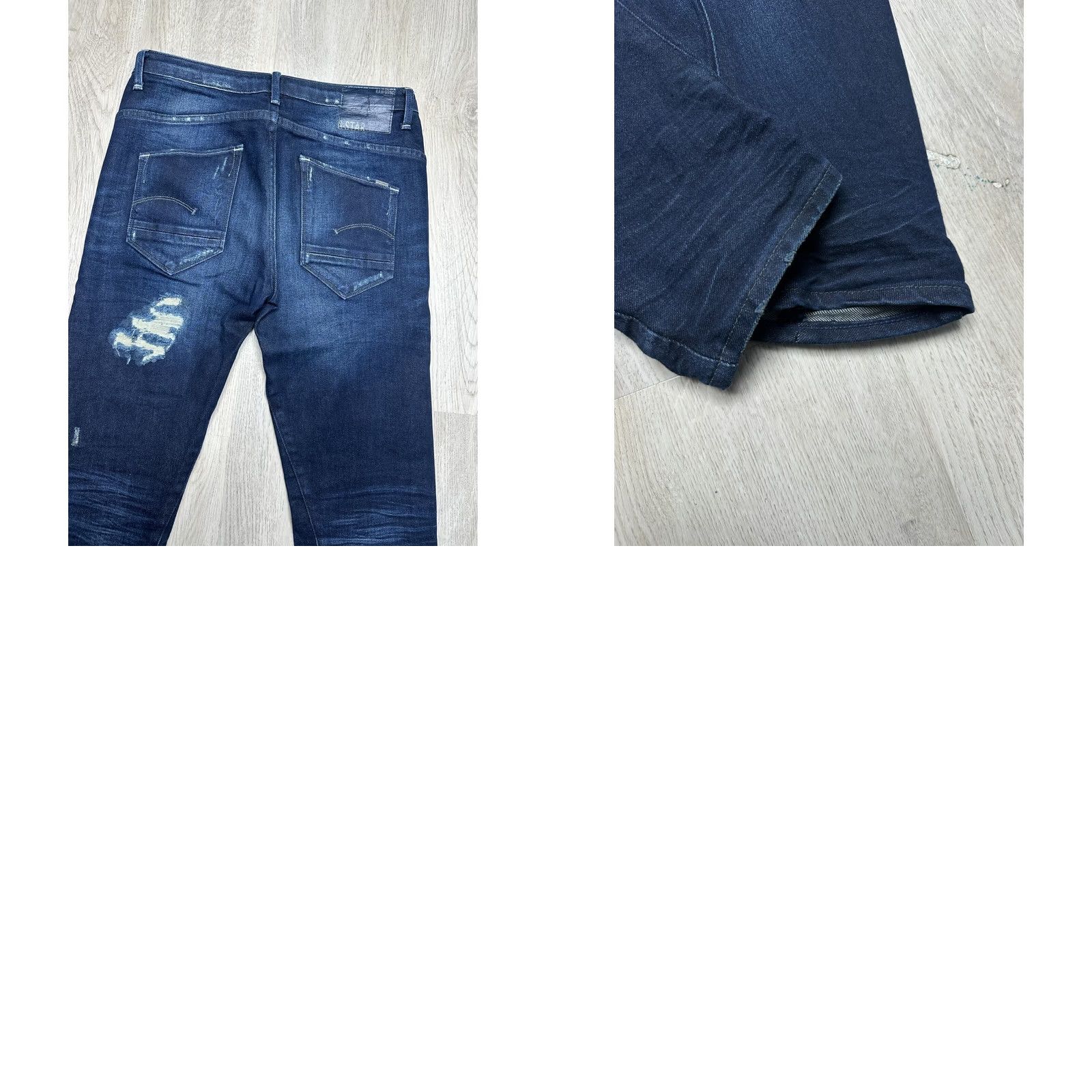 G-Star G-Star Arc Jeans Womens Kate Tapered Denim Pants Size 25 Blue Slim Regular Cotton Denim 3D Arc Size 42" / US 20 - 8 Thumbnail