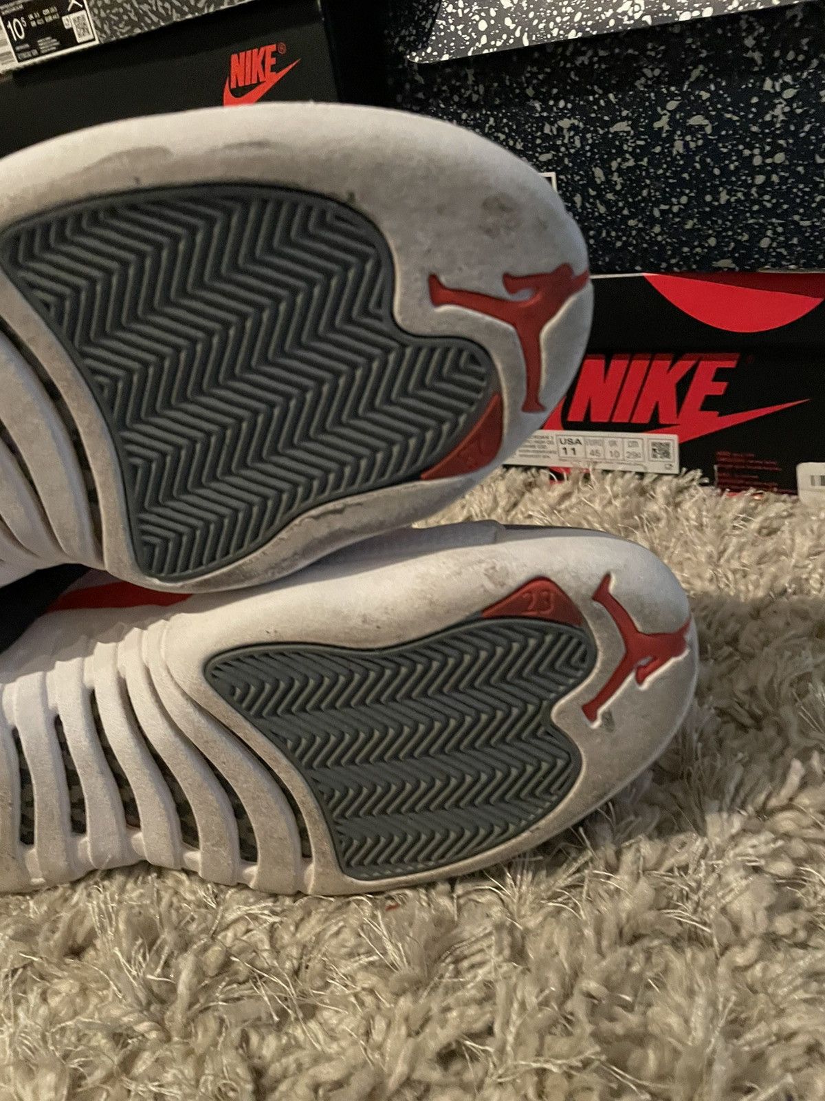 Jordan Brand Jordan 12 Cool Grey Size US 9.5 / EU 42-43 - 9 Thumbnail