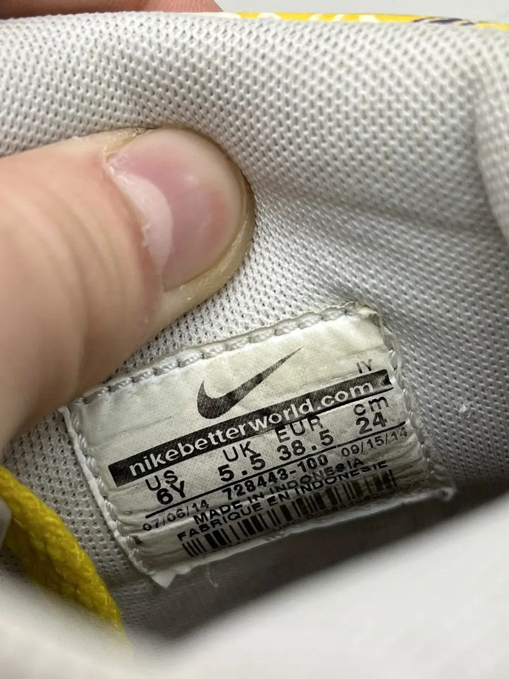 Nike Nike Dunk High Premium GS "Scribble" Size US 6 / IT 36 - 6 Thumbnail