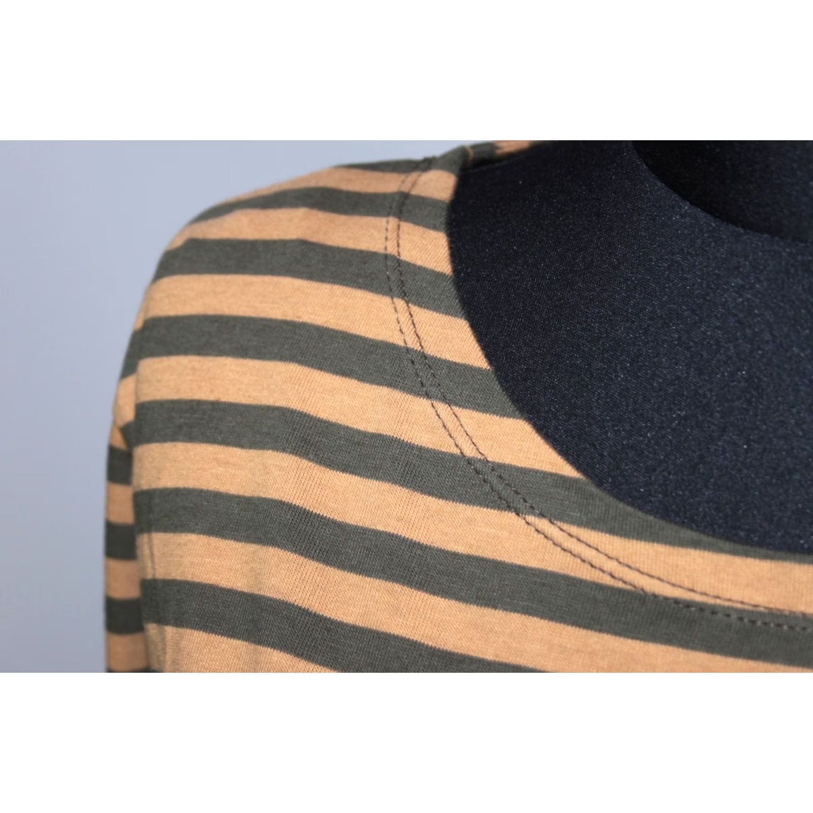 Vintage Gudrun Sjoden womens jumper Shirt Size M Organic Cotton Yellow Long Sleeves Size M / US 6-8 / IT 42-44 - 2 Thumbnail