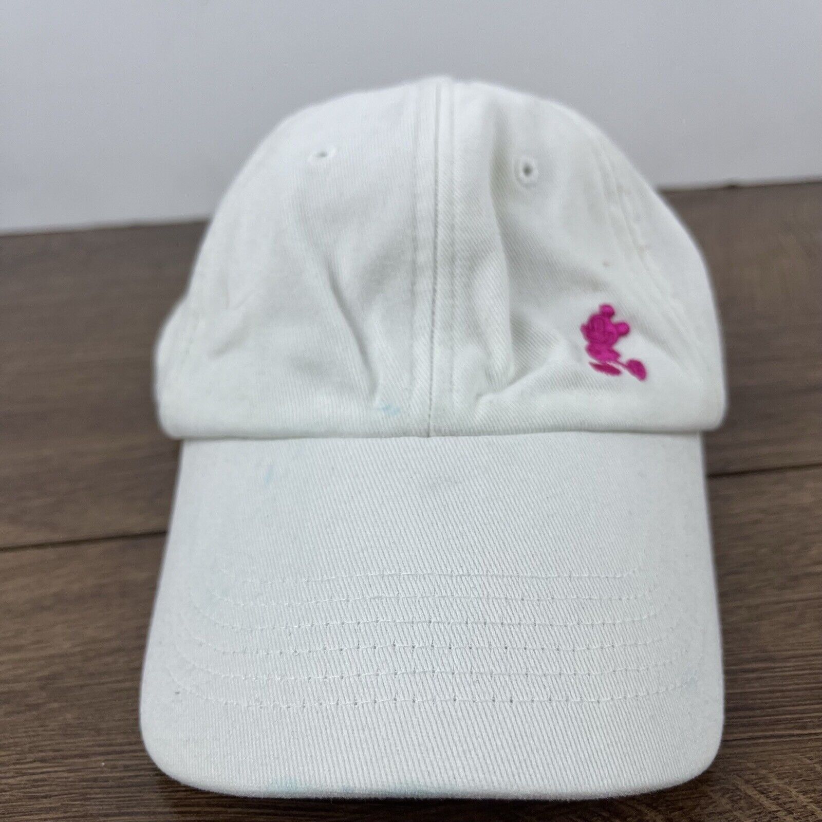 Other Mickey Mouse White Hat Mickey Mouse White Adjustable Hat Whi Size ONE SIZE - 3 Thumbnail