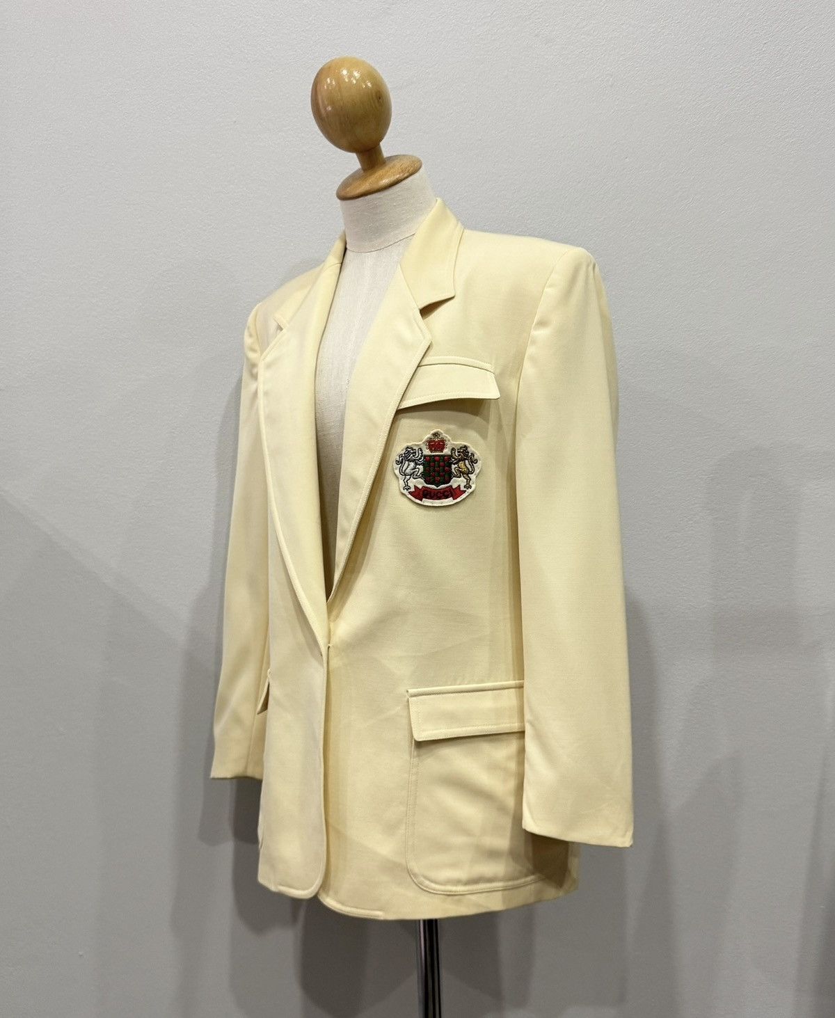 Gucci Gucci 1970’s Vintage Off White Blazer Size XS / US 0-2 / IT 36-38 - 7 Thumbnail