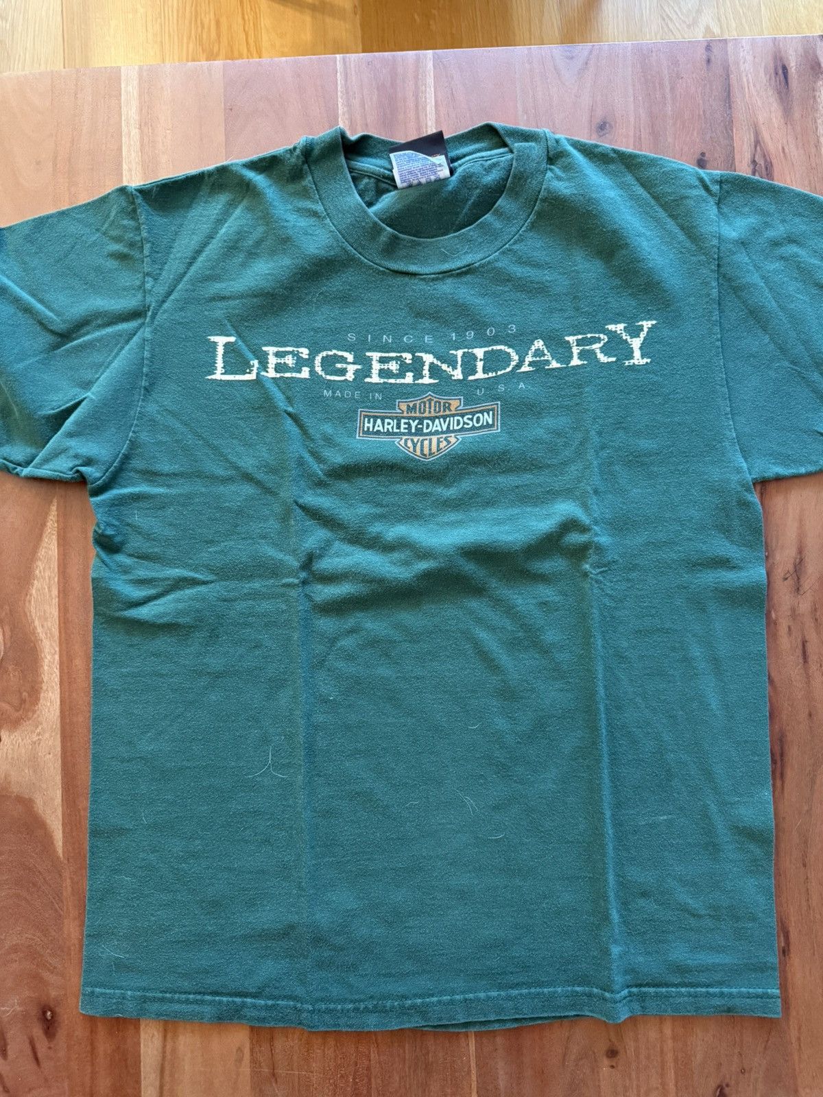 Vintage VINTAGE HARLEY DAVIDSON TEE (M) Size US M / EU 48-50 / 2 - 1 Thumbnail
