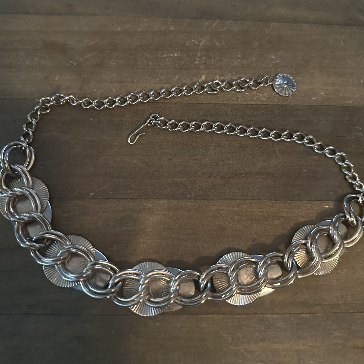 Vintage Vintage overlapping links choker necklace Size ONE SIZE - 3 Thumbnail
